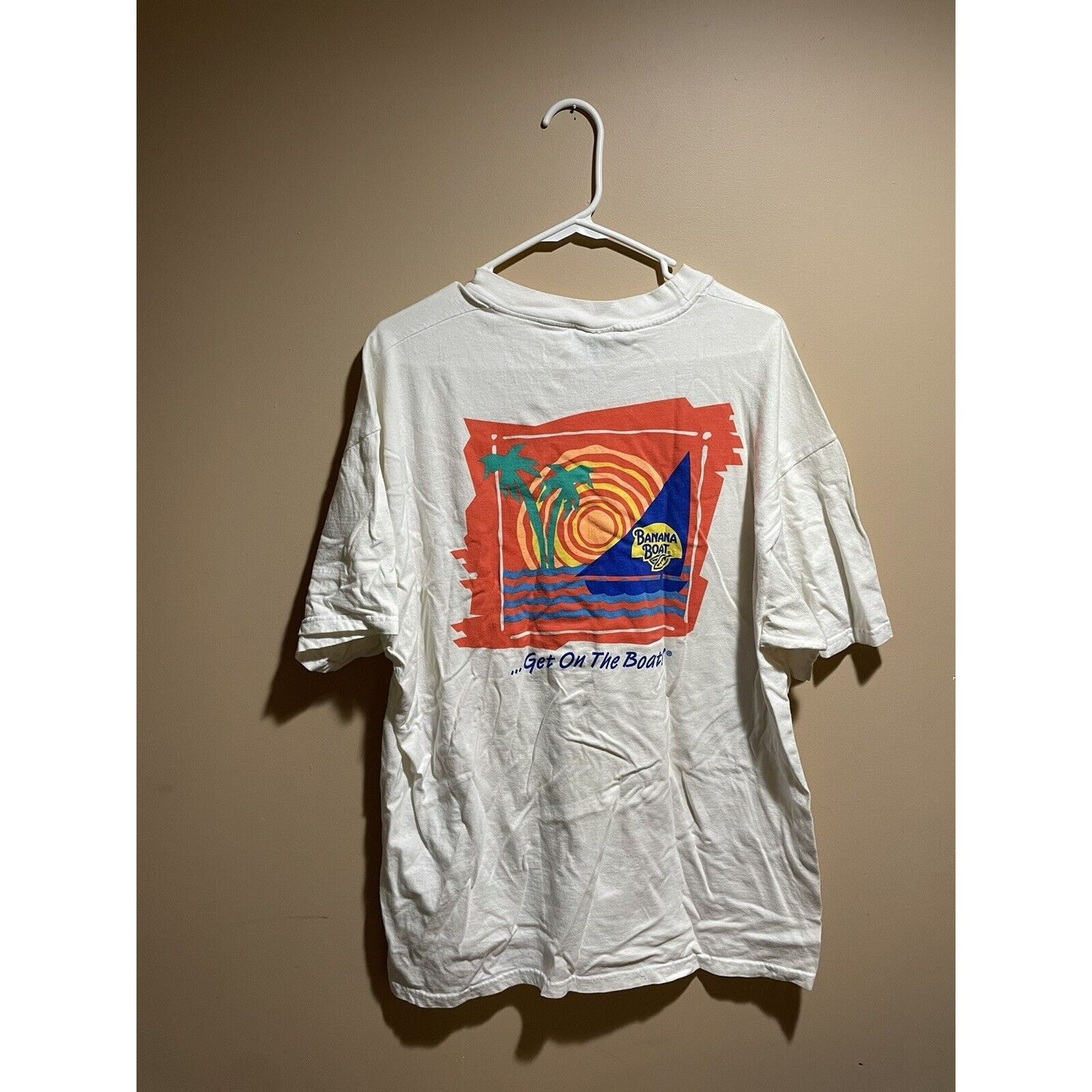 Vintage Vintage 90s Banana Boat Double Sided Promo T-Shirt XL VTG Size US XL / EU 56 / 4 - 2 Thumbnail