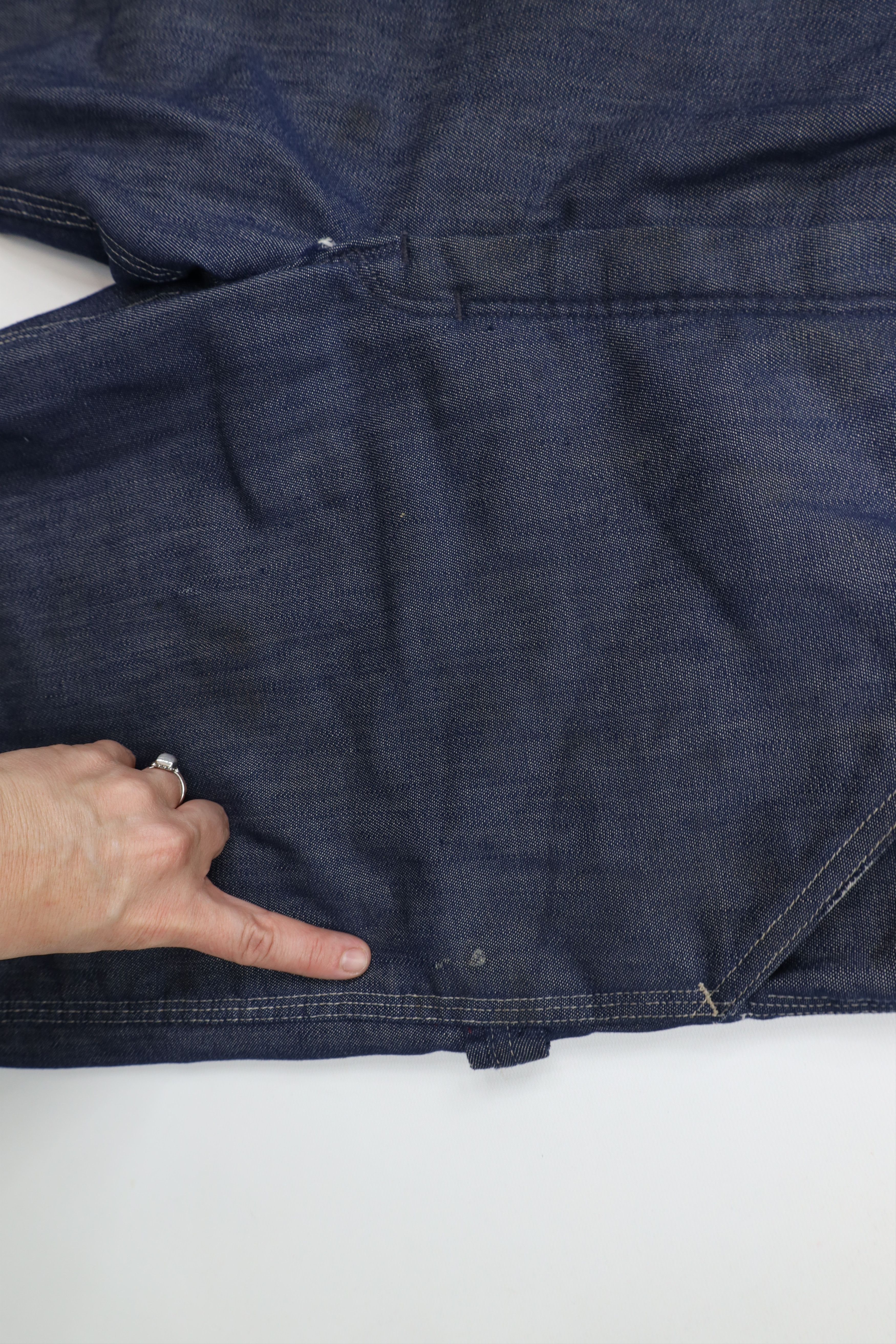 Vintage Vintage 60s 70s Streetwear Quilt Lined Wide Leg Jeans Size US 36 / EU 52 - 8 Thumbnail
