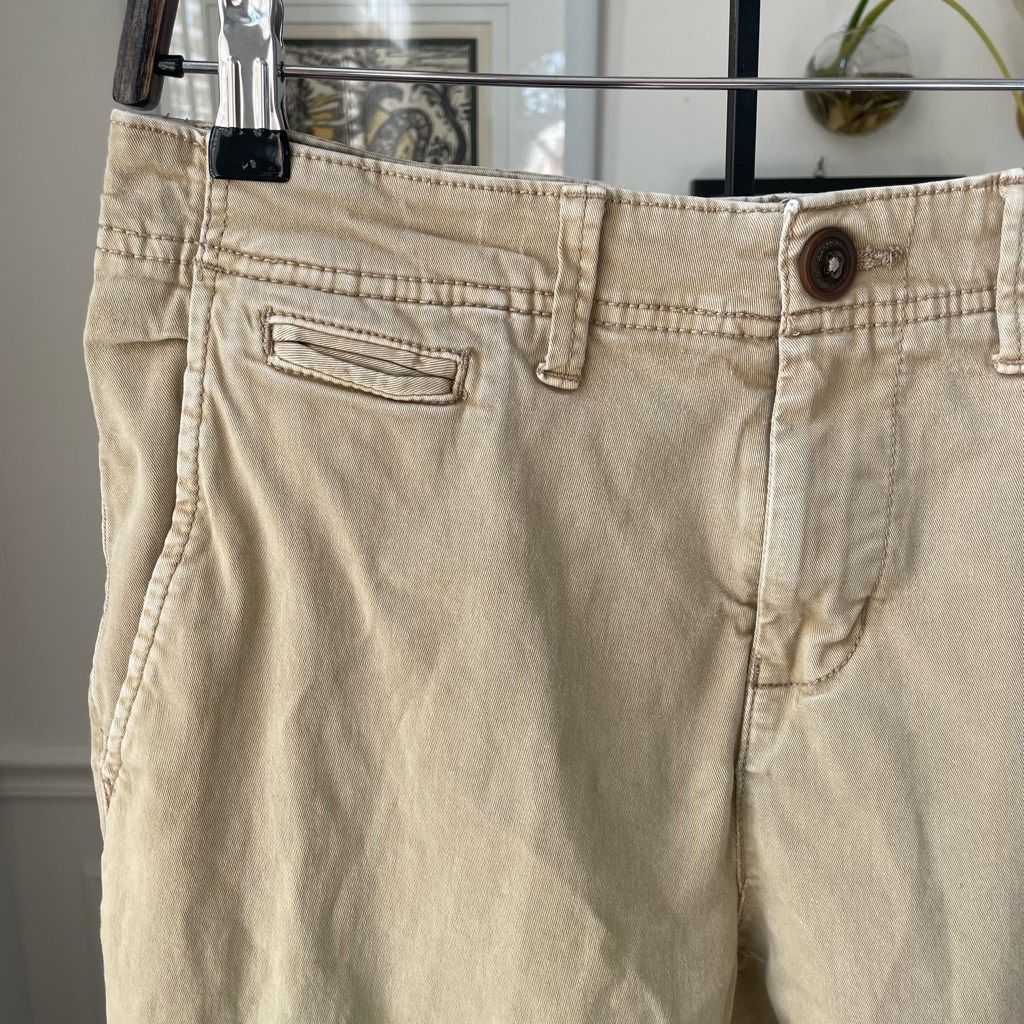 American Eagle Outfitters American Eagle Skinny Khaki Chino Pants 30 x 31 Size US 30 / EU 46 - 2 Thumbnail