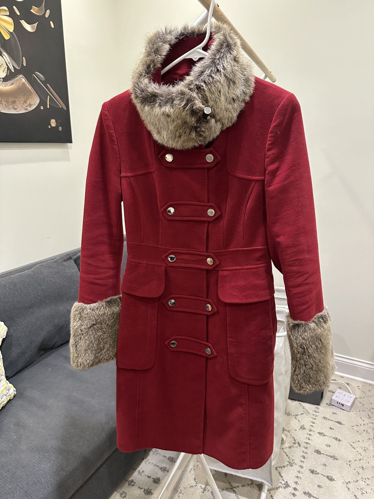 Karen Millen Karen Millen Military Coat Size S / US 4 / IT 40 - 1 Thumbnail