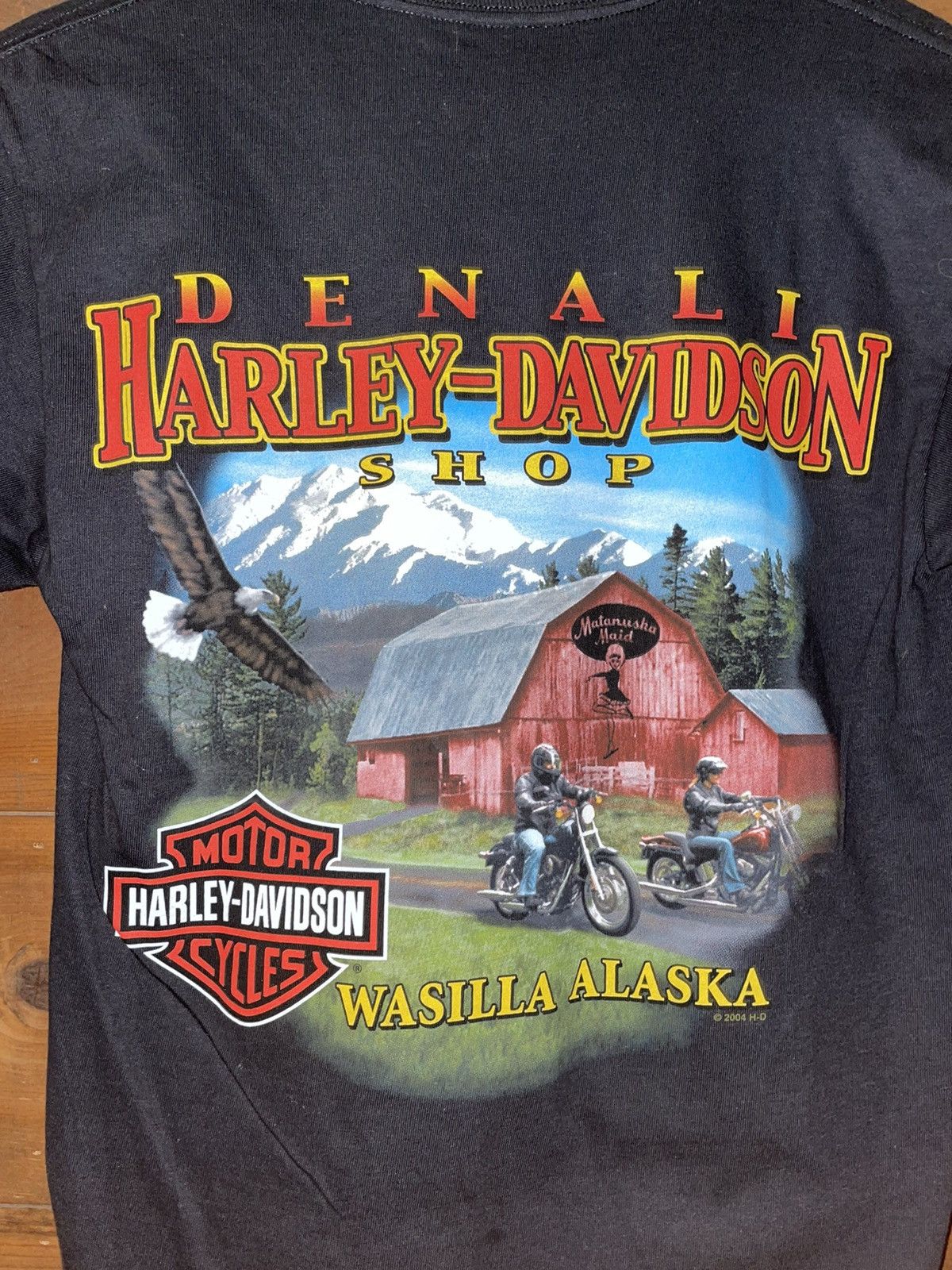 Harley Davidson EXTREMELY RARE Harley Davidson Alaska Wolf Tee- Men’s Small Size US S / EU 44-46 / 1 - 6 Thumbnail