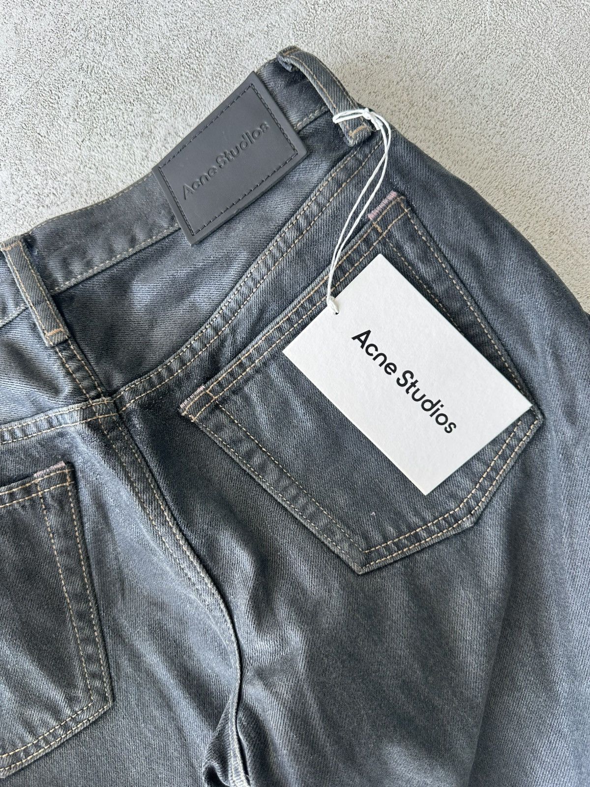 Acne Studios Acne Studios 2006F Coated Glossy Black Jeans 27 Size 27" / US 4 / IT 40 - 7 Thumbnail