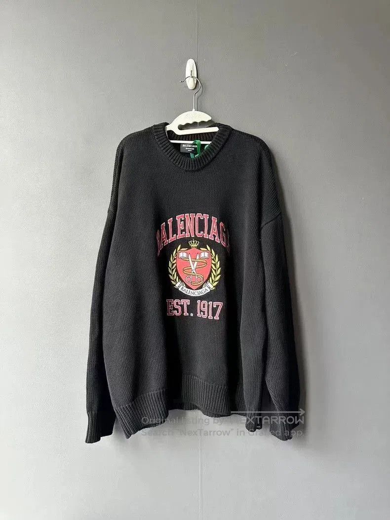 Balenciaga Scissors Logo Sweater.