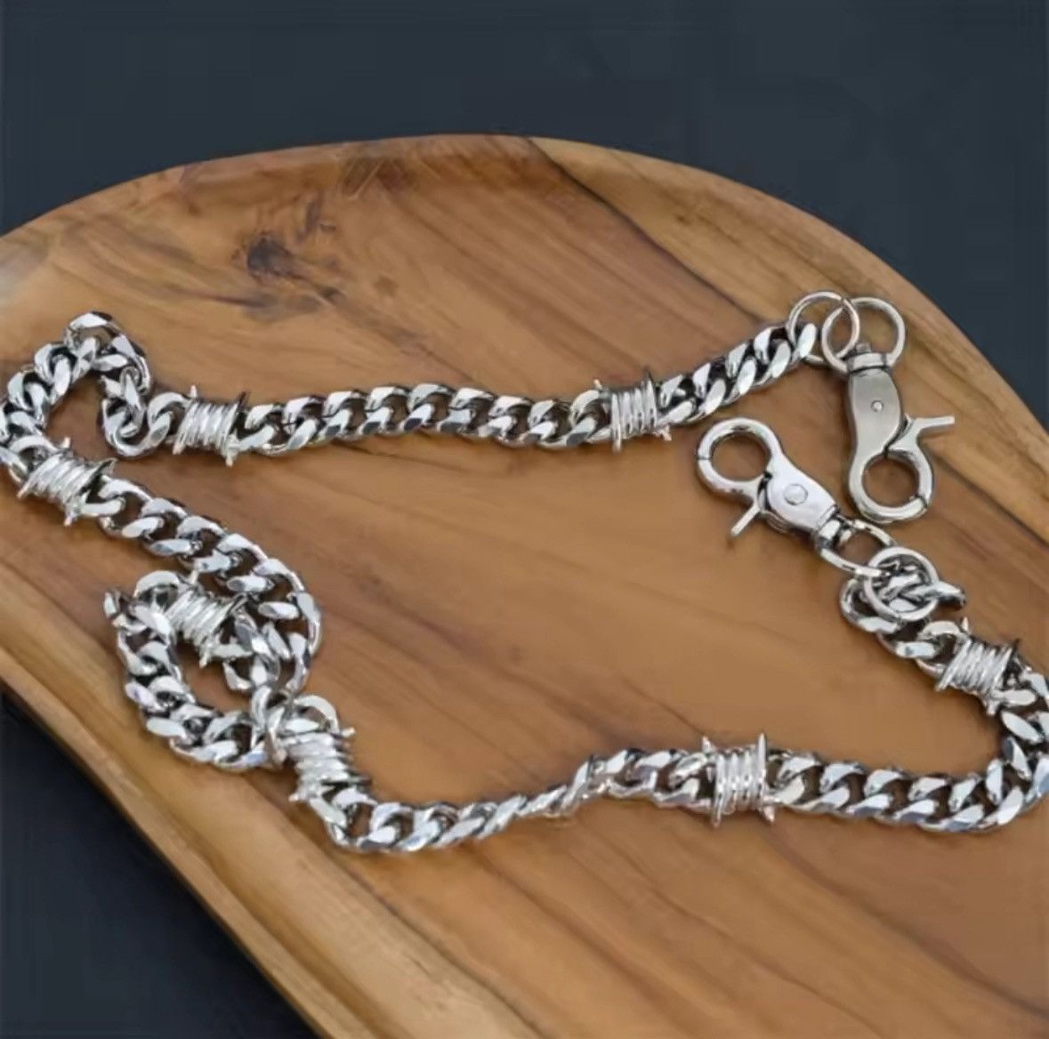 Jewelry Chain with Round Clasp, Men Chains for Jeans, Size ONE SIZE - 5 Thumbnail