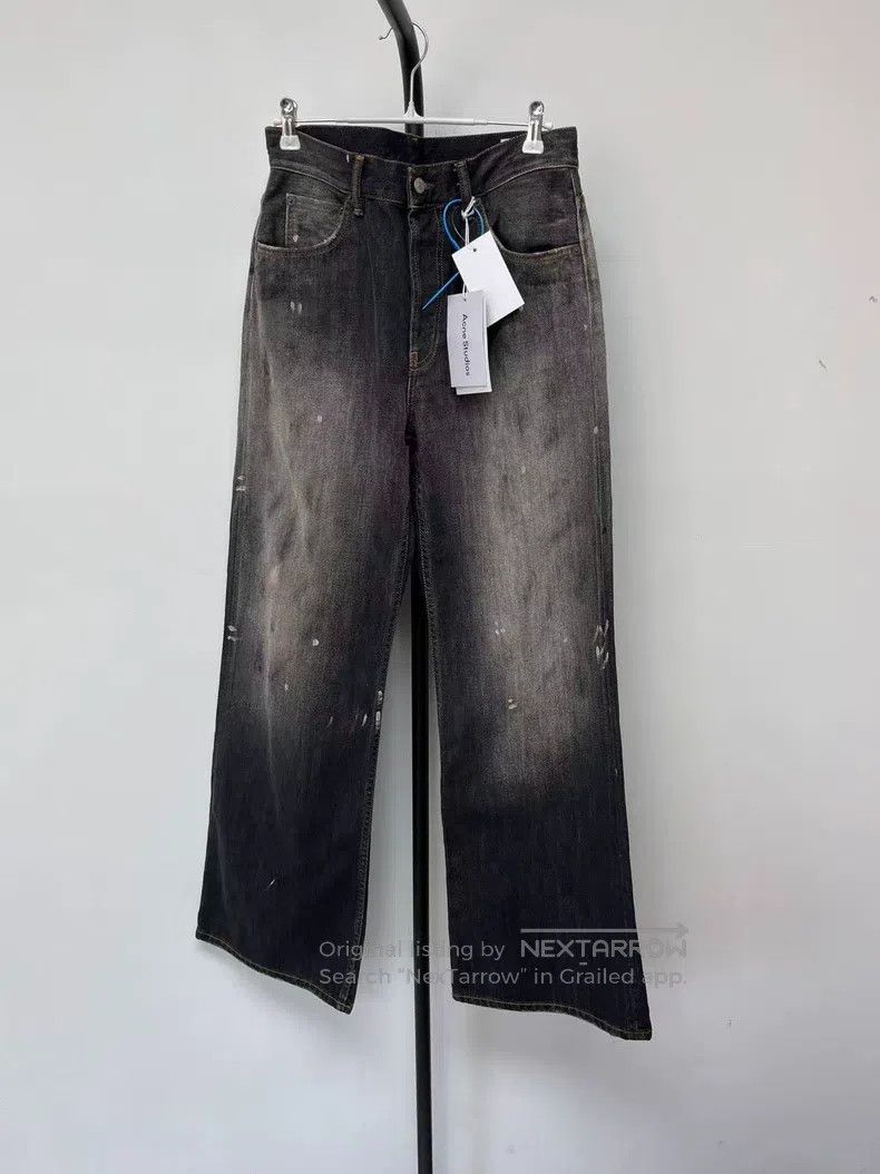 Acne Studios Acne Studios 1981 Washed Low-Rise Wide Leg Jeans Size US 32 / EU 48 - 1 Thumbnail