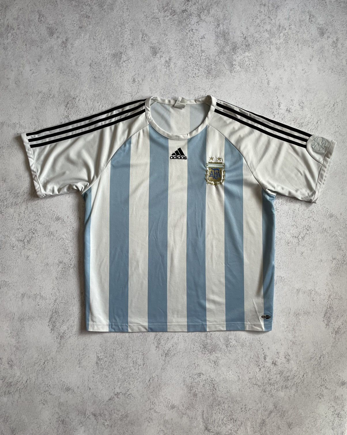 Adidas Argentina 2006/2007 Leisure Tee Soccer Jersey 2XL