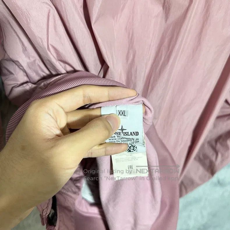 Stone Island Stone Island Resin Nylon Jacket, Pink, XXL Size Size US XXL / EU 58 / 5 - 5 Thumbnail