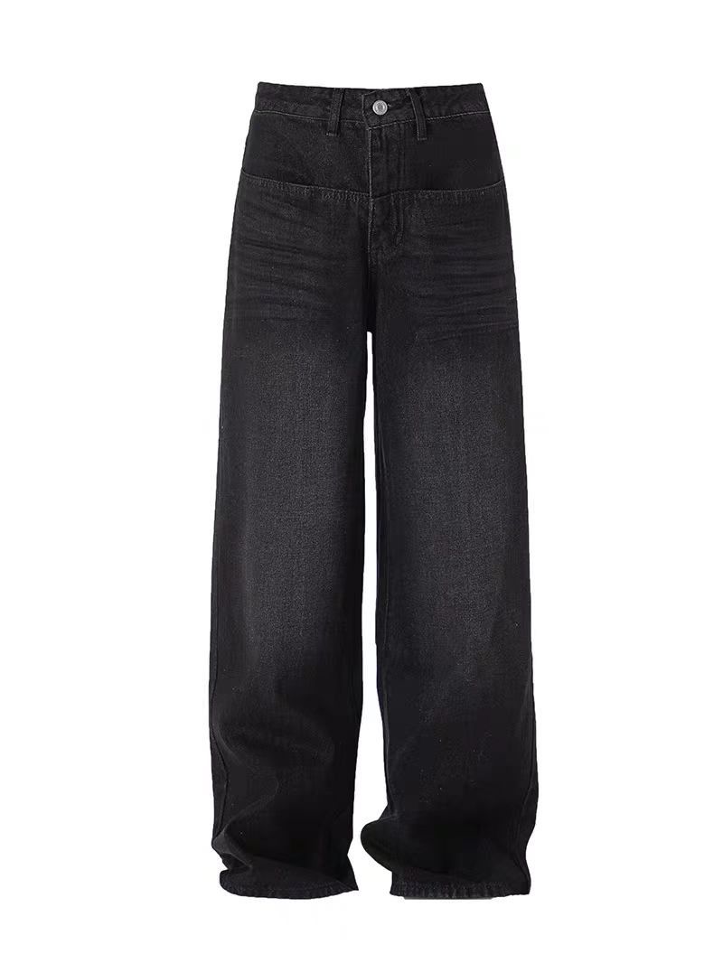 Japanese Brand × Jean High street distressed black wide leg baggy jeans Size US 34 / EU 50 - 5 Thumbnail