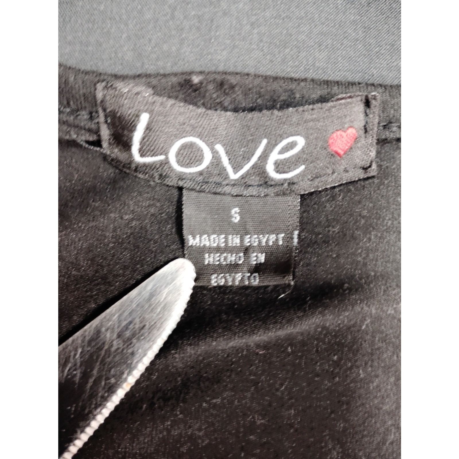 Love Moschino Love Women's Black Short-Sleeve Lace-Up V-Neck Tee Size S / US 4 / IT 40 - 3 Thumbnail