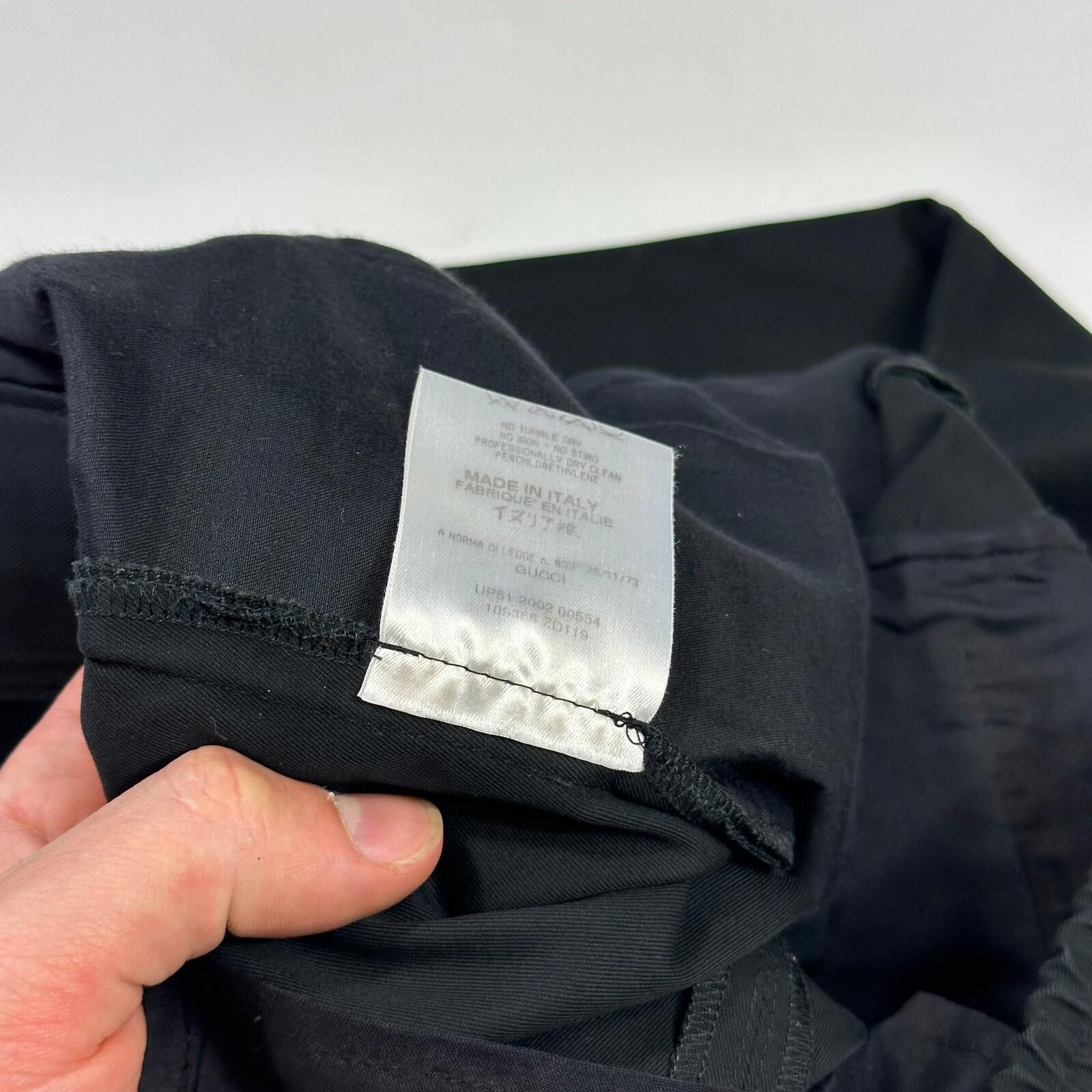 Gucci Gucci by Tom Ford 2002 Panelled Black Smart Trousers - IT40 Size 27" / US 4 / IT 40 - 10 Thumbnail
