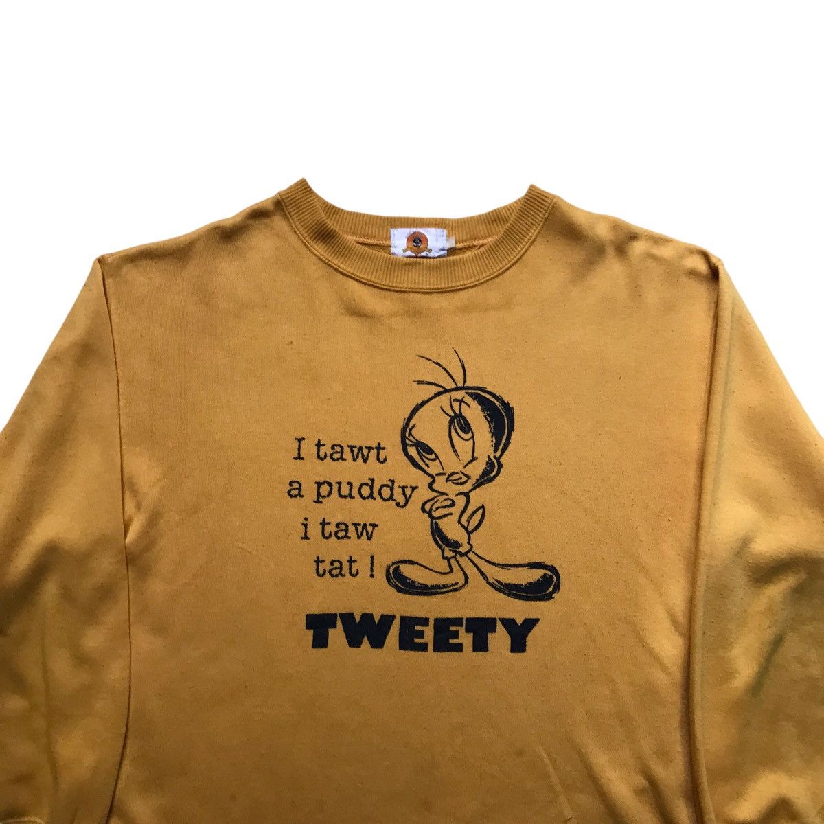 Disney × Vintage Vintage 90s Looney Tunes Long Spellout Sleeve Size US M / EU 48-50 / 2 - 4 Thumbnail
