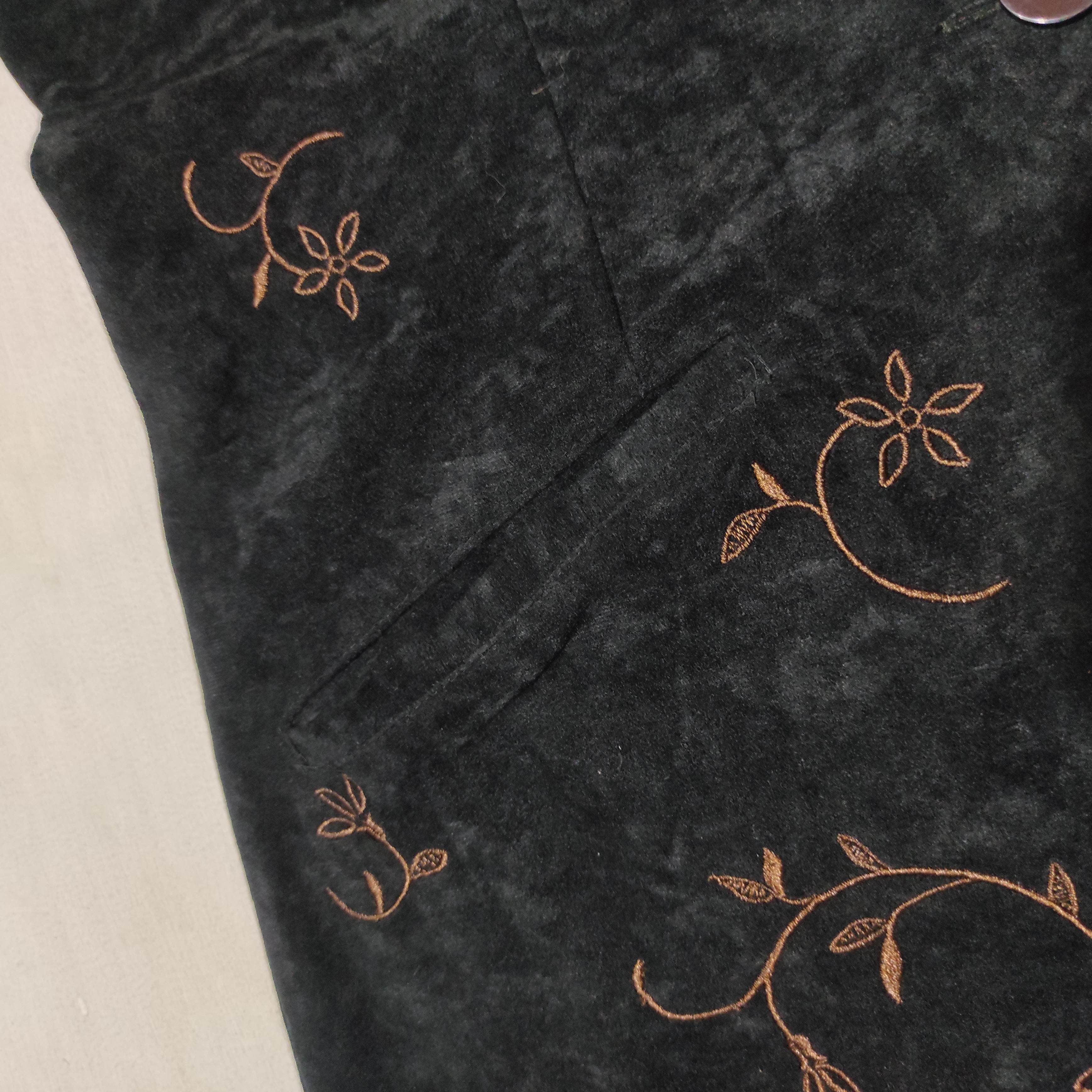 Vintage Vintage Flower Circle Embroidered Long Blazer Size M / US 6-8 / IT 42-44 - 7 Thumbnail