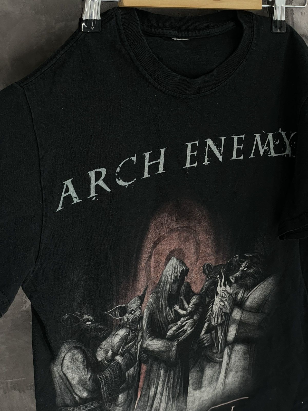 Band Tees × Vintage Vintage Arch Enemy Punk Rock Y2K T-Shirt Size US S / EU 44-46 / 1 - 7 Thumbnail