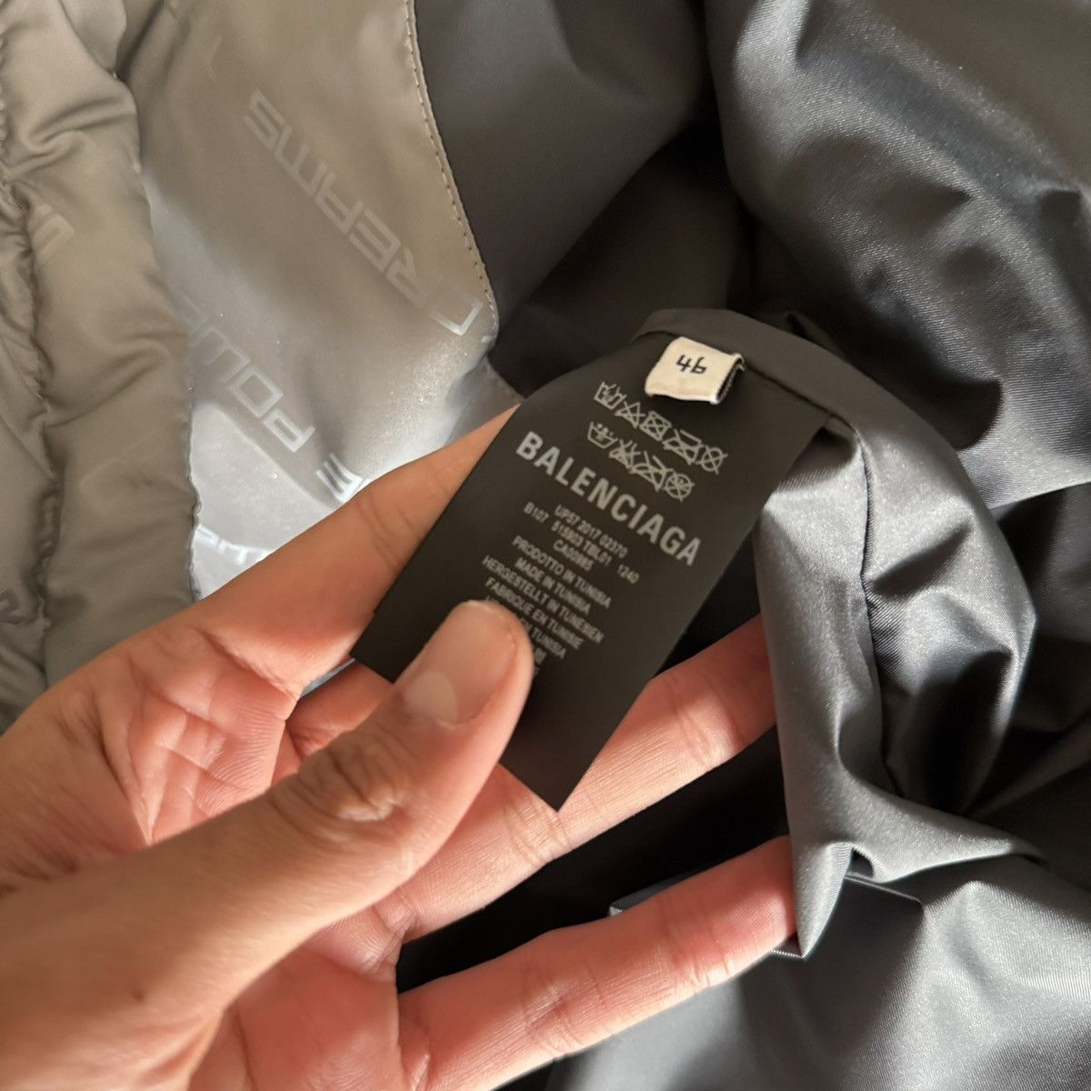 Balenciaga Balenciaga Reflective Power of Dreams Puffer Jacket Size US L / EU 52-54 / 3 - 6 Thumbnail