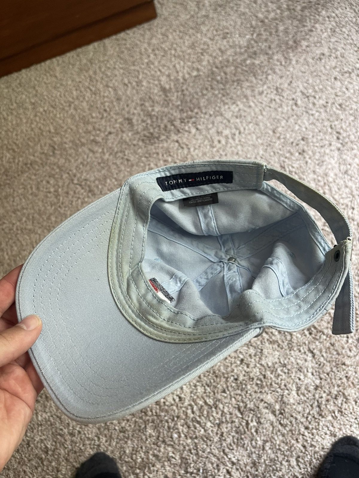 Tommy Hilfiger Tommy Hilfiger Blue Strapback Hat Size ONE SIZE - 3 Thumbnail
