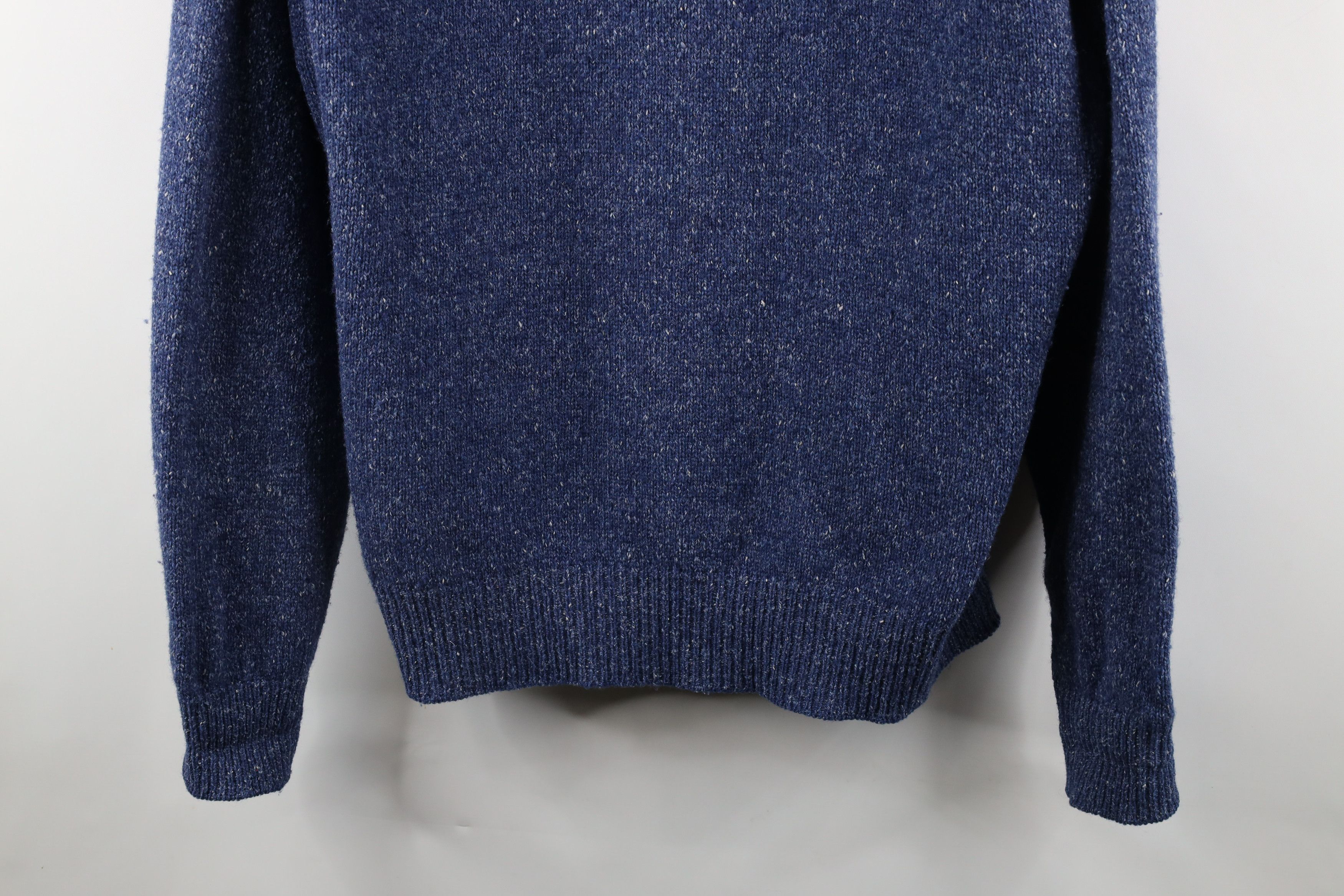 Vintage Vintage 90s Streetwear Silk Blend Knit Sweater Heather Blue Size US XL / EU 56 / 4 - 3 Thumbnail