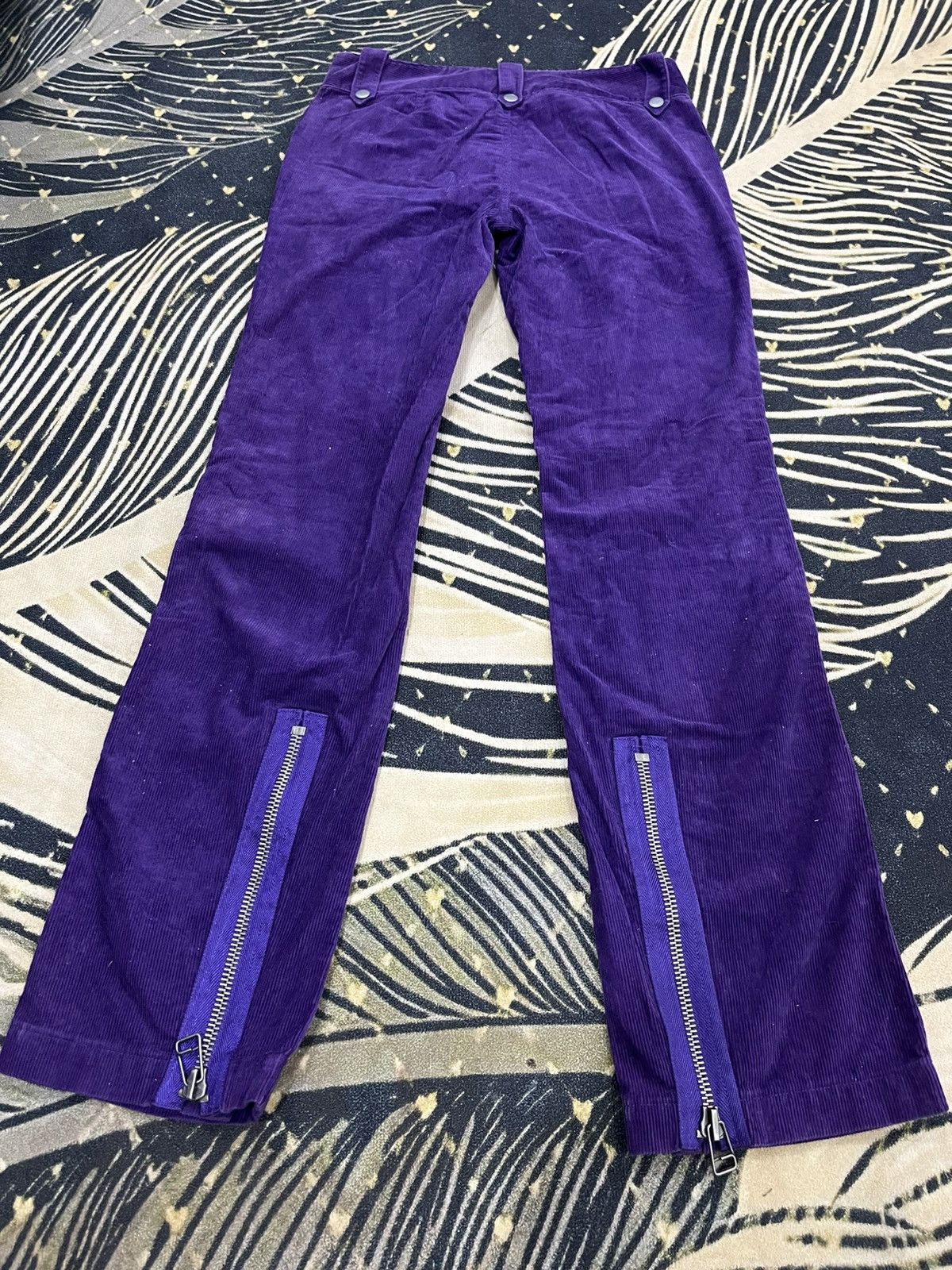If Six Was Nine × Polo Ralph Lauren × Ralph Lauren Flare Multizipper Coudroy Ralph Lauren Size US 28 / EU 44 - 15 Thumbnail