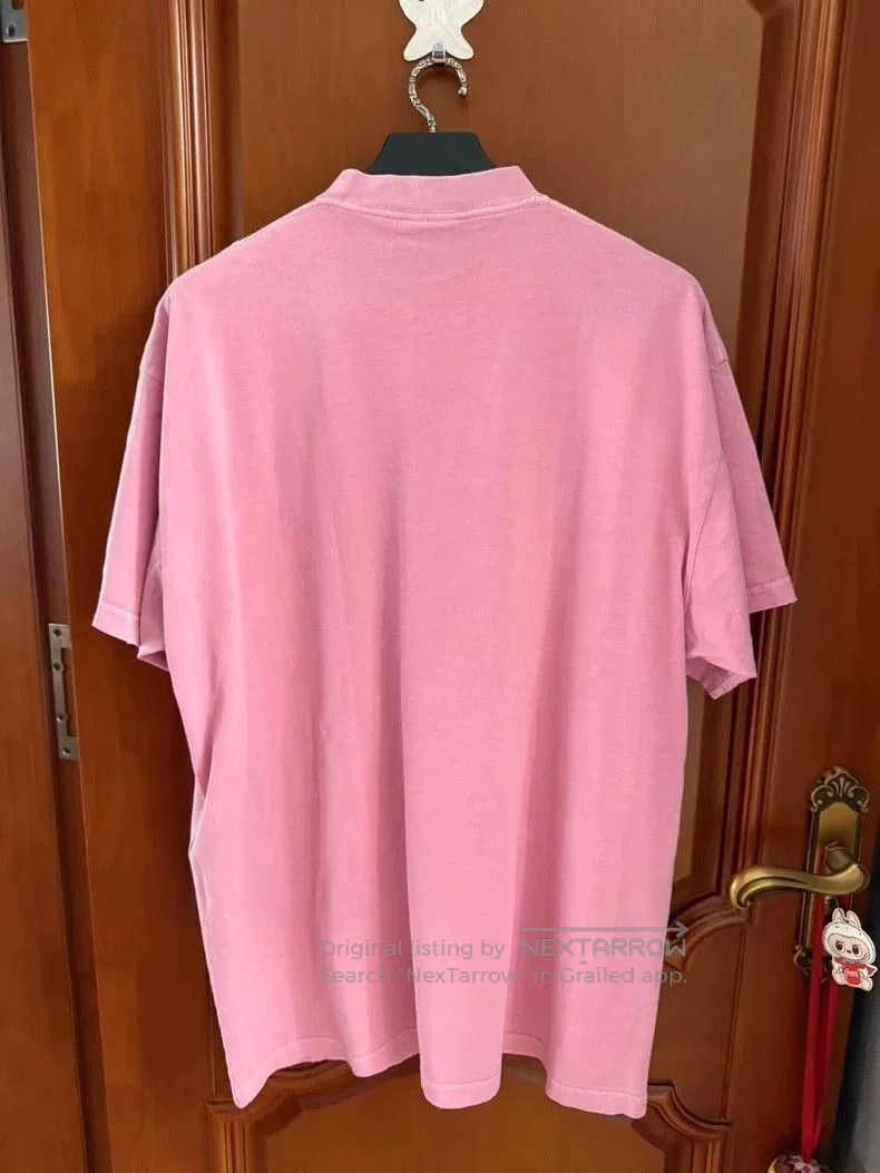 Balenciaga Balenciaga Pink Eiffel Tower Short Sleeve . Size M / US 6-8 / IT 42-44 - 2 Thumbnail