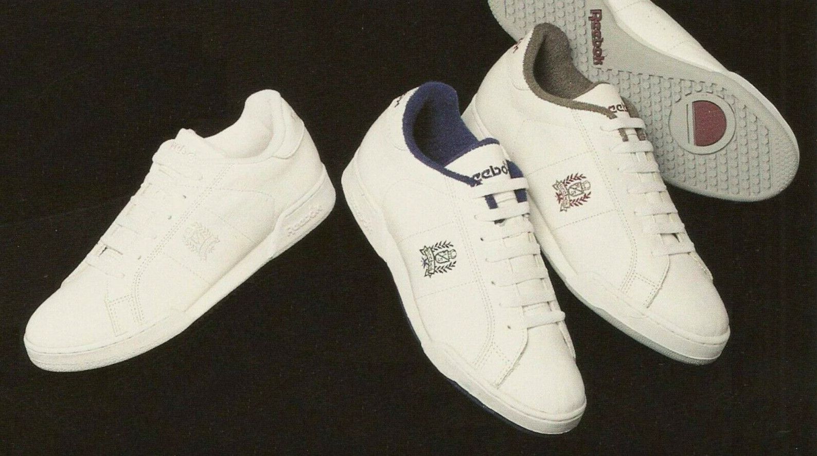 Reebok 1989 Reebok Newport Crest Sneakers Low Top Leather Tennis Size US 13 / EU 46 - 10 Thumbnail