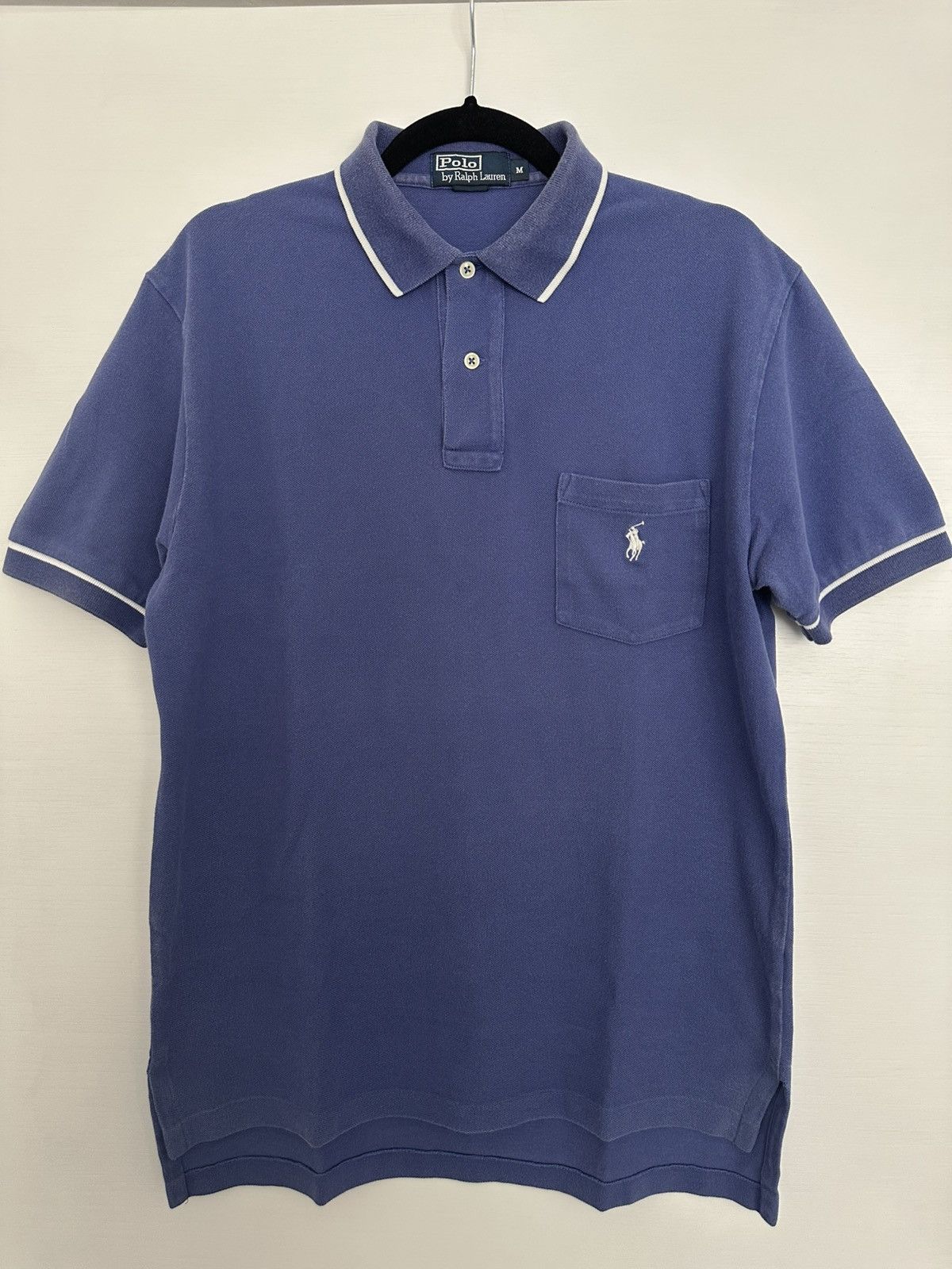 Polo Ralph Lauren Blue Polo Ralph Lauren with pocket on the front Size US M / EU 48-50 / 2 - 1 Thumbnail