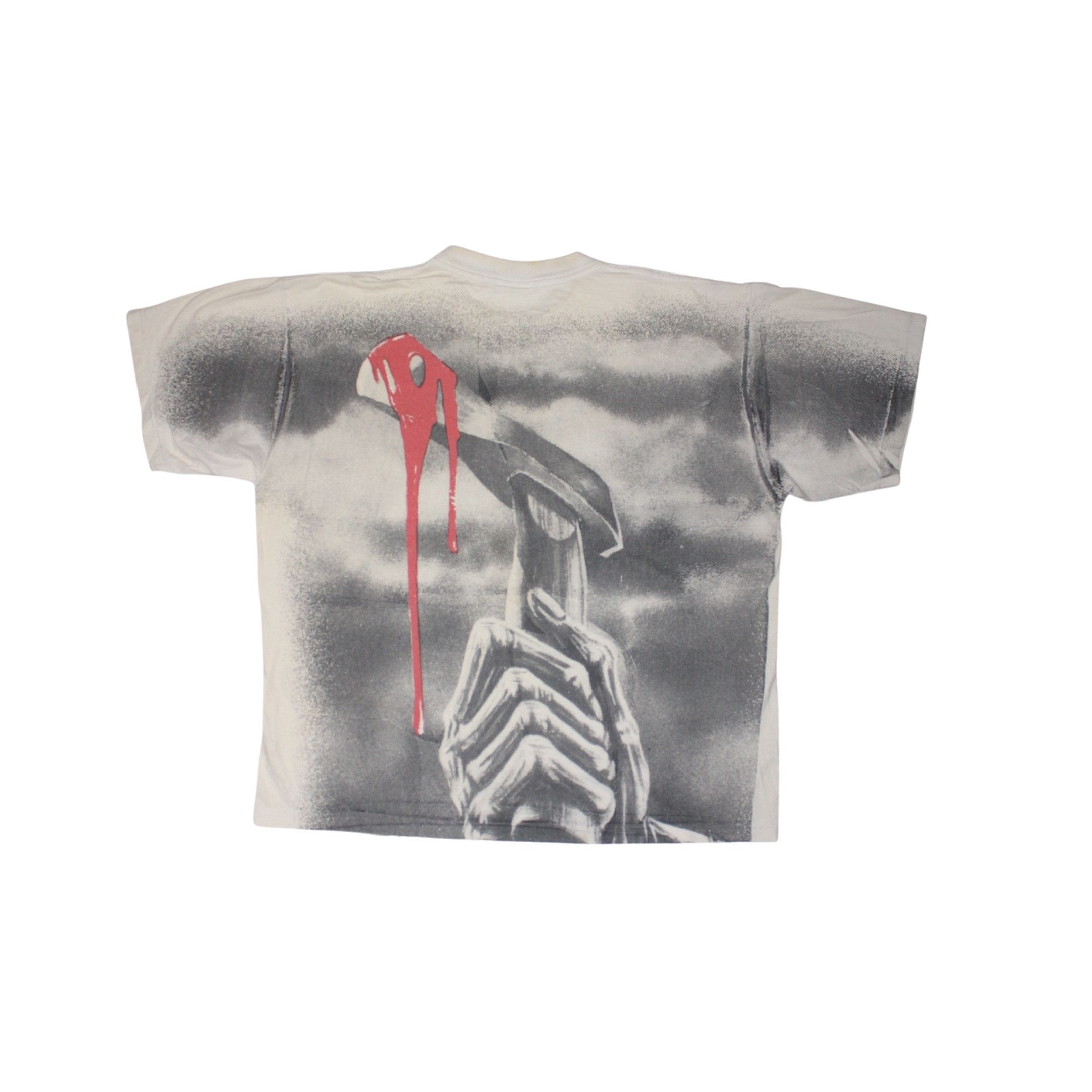 Vintage 1990S IRON MAIDEN KILLER “EDDIE THE HEAD” ALL-OVER PRINT TEE Size US XL / EU 56 / 4 - 8 Thumbnail