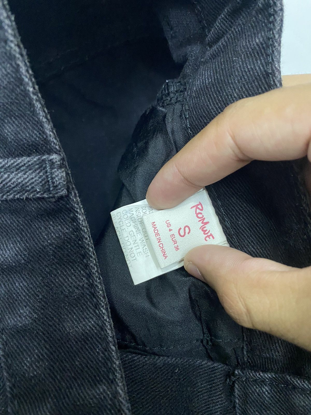 Kapital 🔥BAGGY JEANS DISTRESSED DENIM ROMWE BRAND Size US 27 - 7 Thumbnail