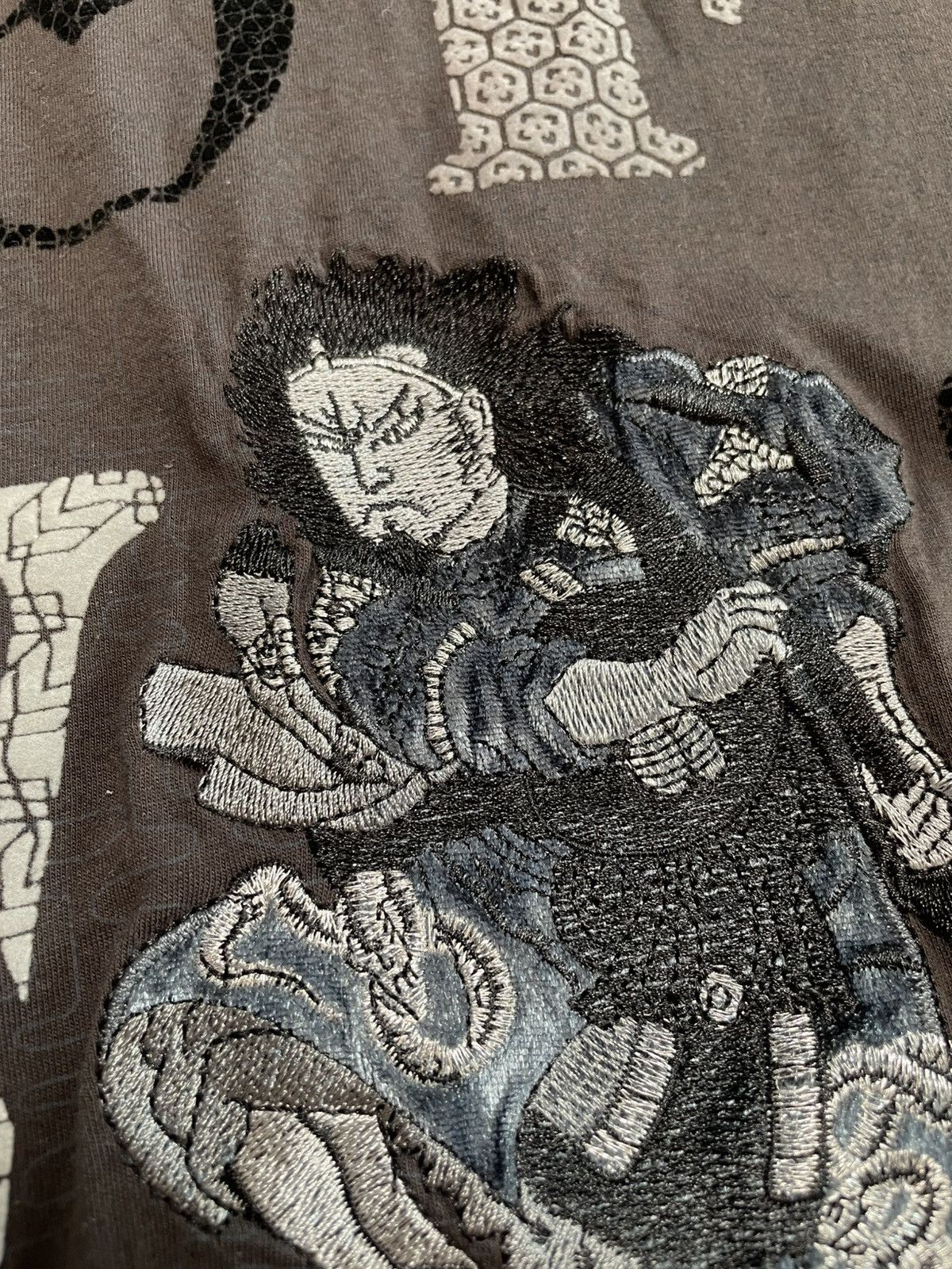 Ringspun Vintage Ringspun Art Of War Embroidered Samurai Japan Tee Size US XL / EU 56 / 4 - 6 Thumbnail