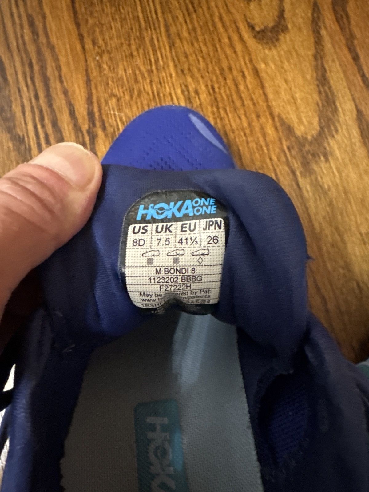 Hoka Hoka Bondi 8 - Sz 8 (men) Size US 8 / EU 41 - 6 Thumbnail
