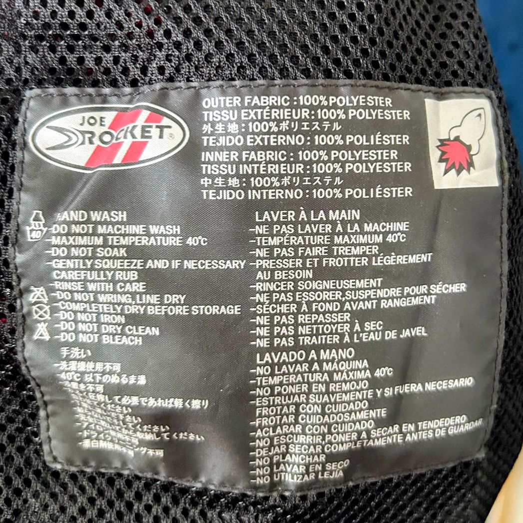 Joe Rocket Joe Rocket Mens Velocity Mesh Jacket Motorcycle Black Red Size US M / EU 48-50 / 2 - 10 Thumbnail