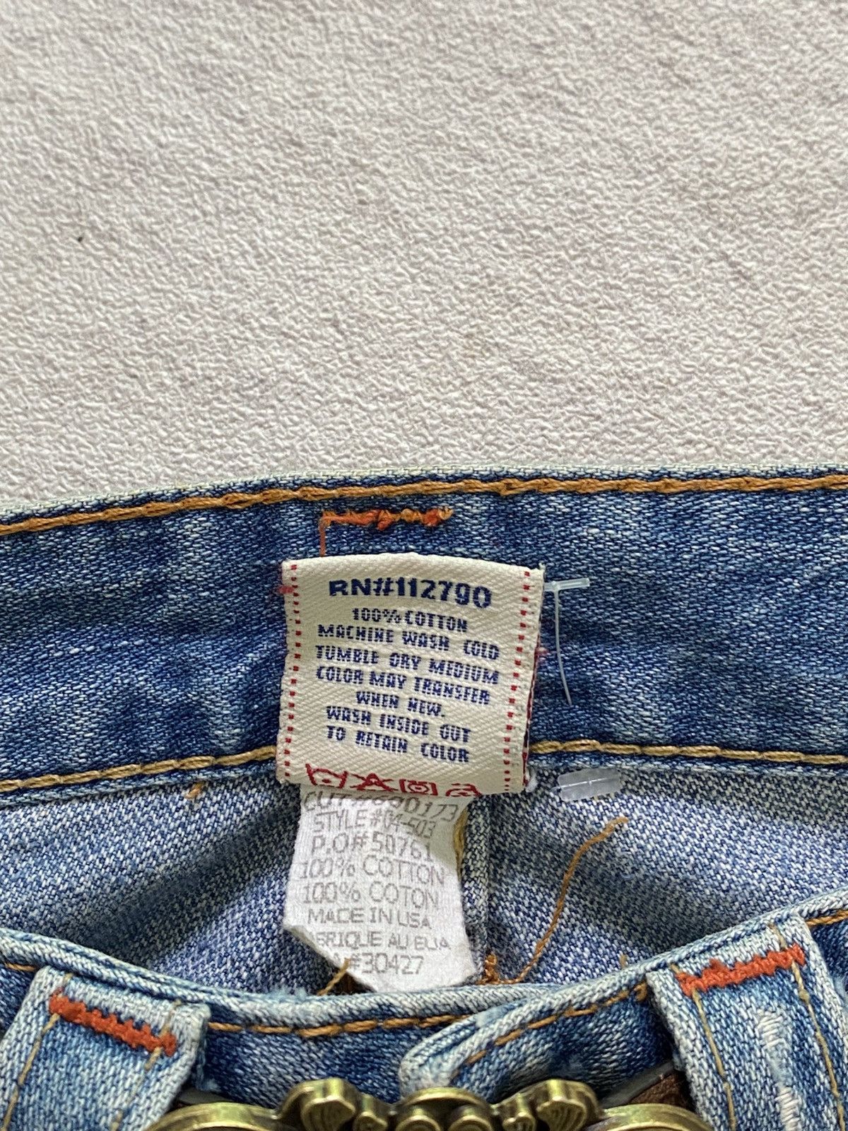 True Religion SICK💸True Religion Joey Cut Flare Jeans Size US 27 - 6 Thumbnail