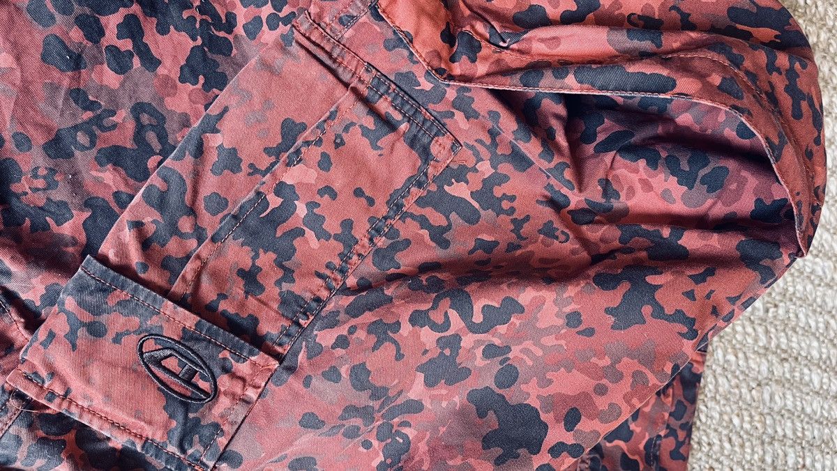 Diesel Baggy Cargo Wide Camo Pants Size US 31 - 6 Thumbnail