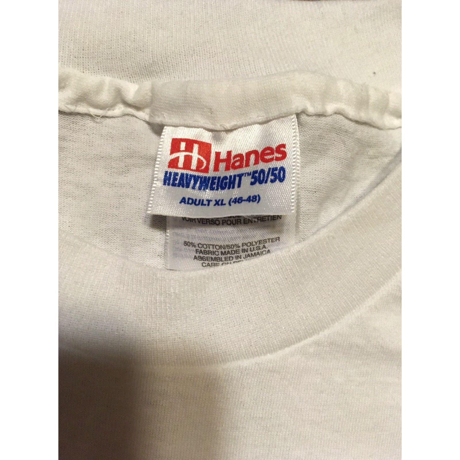 Hanes VINTAGE Hanes Graphic Tee Shirt Sportswear Beach Caribbean Antigua Size XL White Mens Size US XL / EU 56 / 4 - 3 Thumbnail