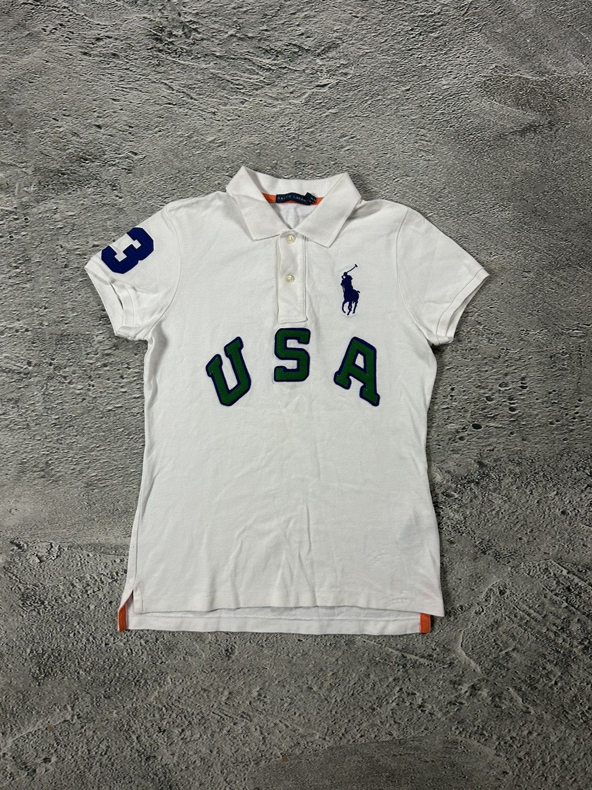 Polo Ralph Lauren Chief Keef Polo Ralph Lauren white USA big pony Size M / US 6-8 / IT 42-44 - 1 Thumbnail