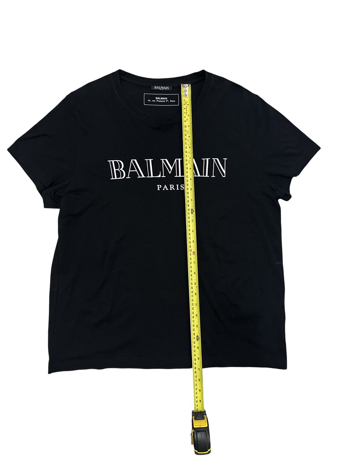 Balmain × Designer Balmain Paris Logo tee Size US XL / EU 56 / 4 - 8 Thumbnail