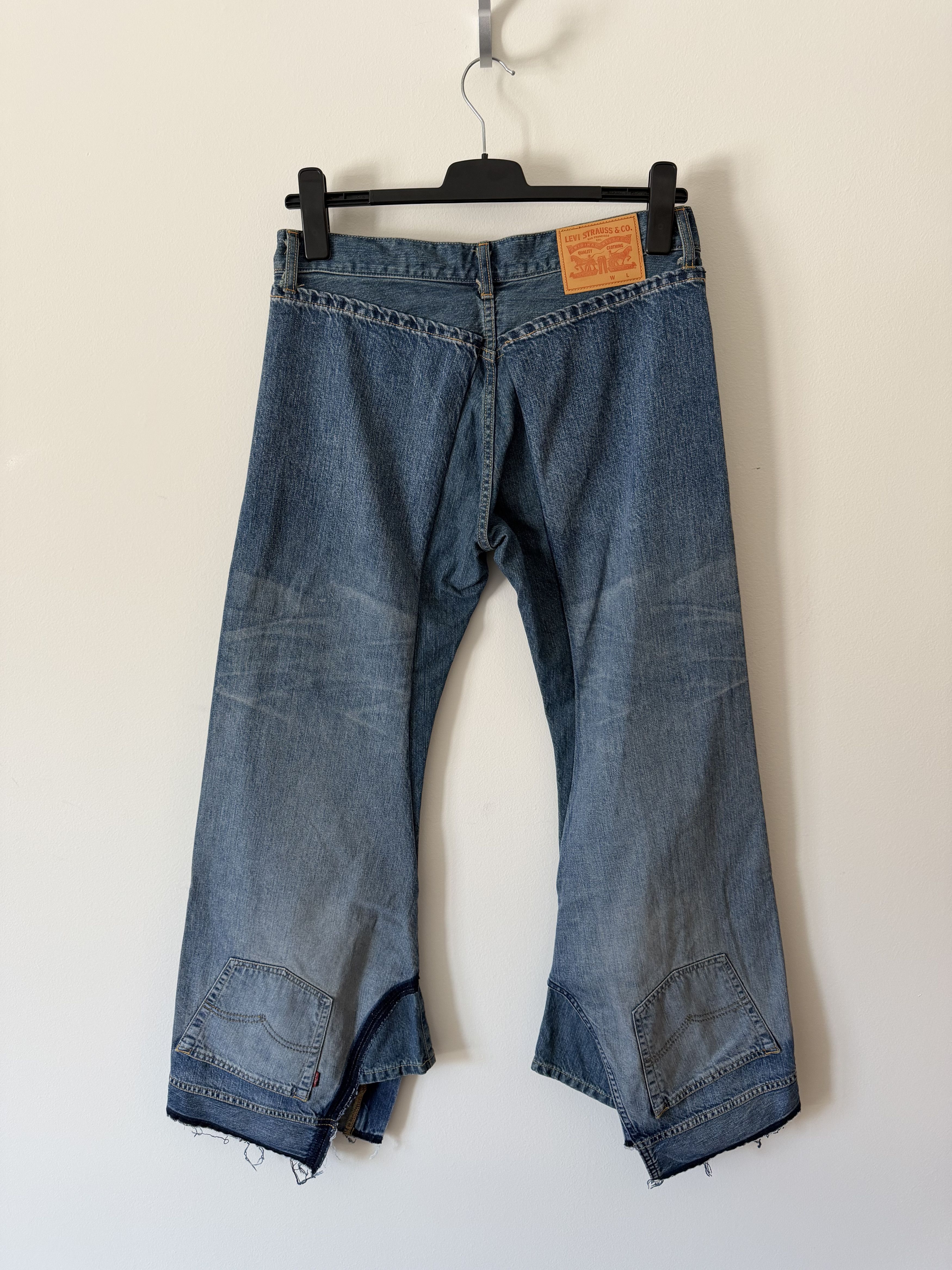 Junya Watanabe × Levi's Junya Watanbe Levi's Inkjet Name Berberjin Denim Jeans Size US 32 / EU 48 - 5 Thumbnail