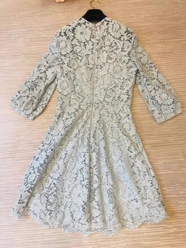 Valentino Valentino Haze blue lace dress Size XS / US 0-2 / IT 36-38 - 5 Thumbnail