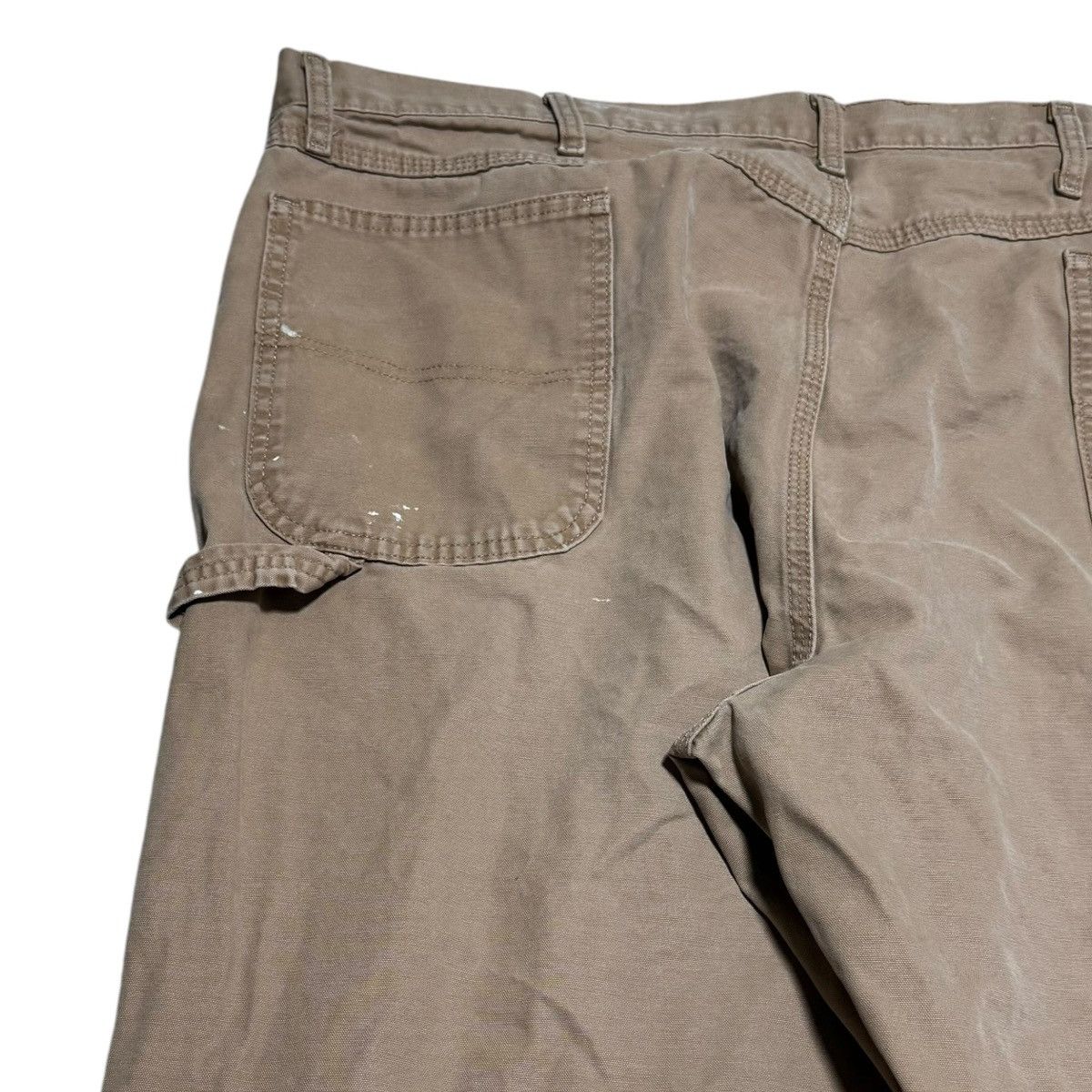 Vintage × Wrangler Wrangler Khaki Paint Splatter Carpenter Pants 44x32 Size US 44 / EU 60 - 4 Thumbnail