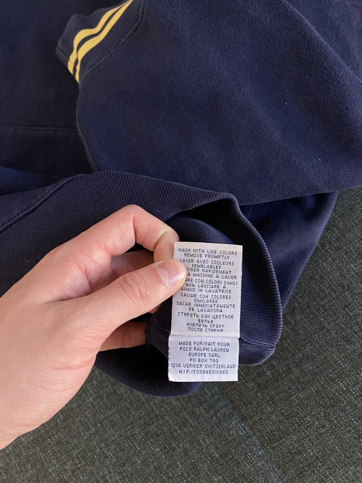 Polo Ralph Lauren Polo Ralph Lauren Vintage Hoodie Big Logo Japanese Y2K Boxy Size US L / EU 52-54 / 3 - 12 Thumbnail