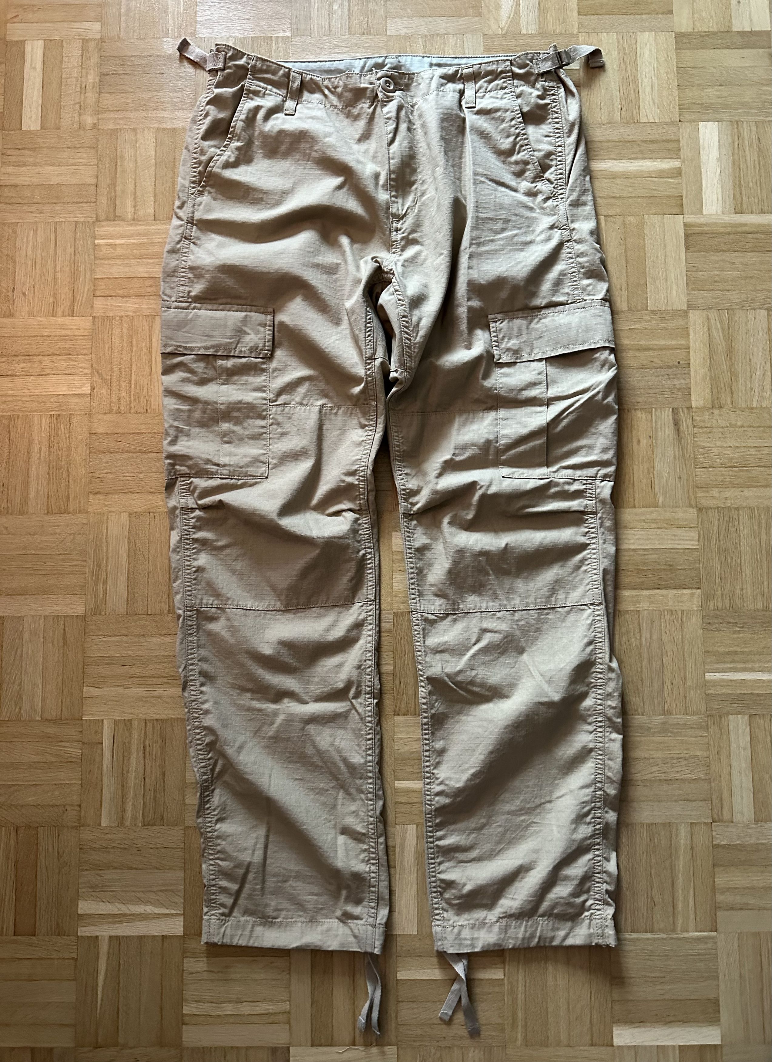 Carhartt Wip Carharrt WIP beige cargo pants Size US 34 / EU 50 - 2 Thumbnail