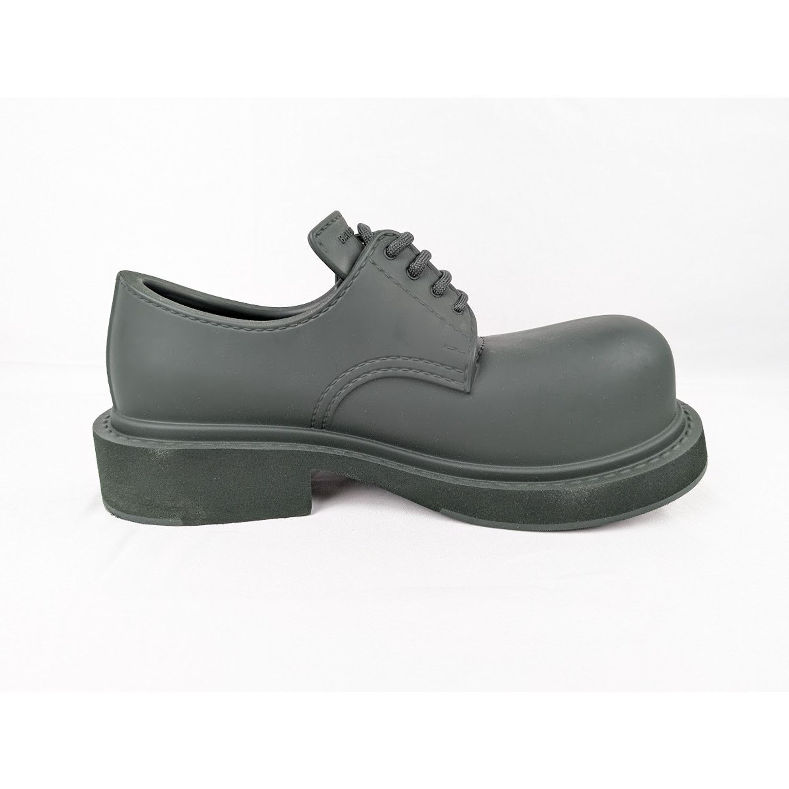Balenciaga o1rshd1 Full Eva Steroid Derby in Dark Khaki Size US 10 / EU 43 - 7 Thumbnail