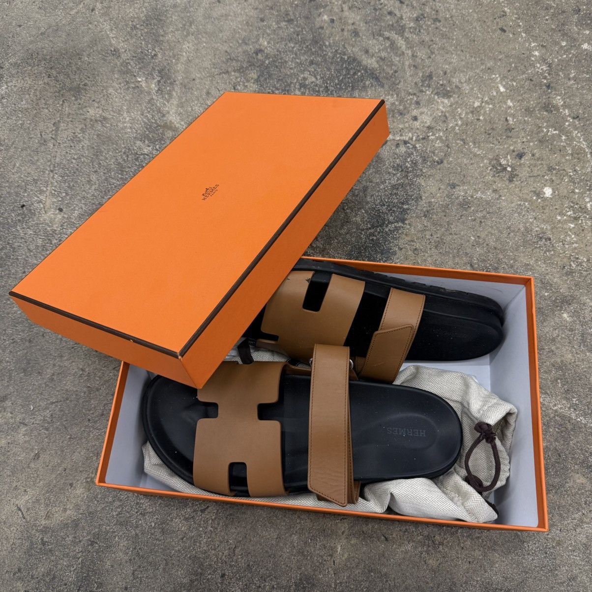 Hermes Hermes CHYPRE SANDAL Size US 11 / EU 44 - 3 Thumbnail