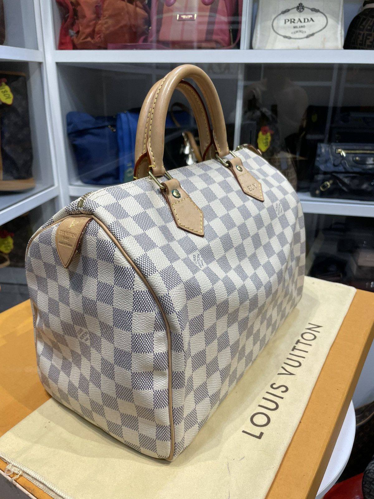Louis Vuitton AUTHENTIC LOUIS VUITTON DAMIER AZURE SPEEDY 30 Size ONE SIZE - 5 Thumbnail