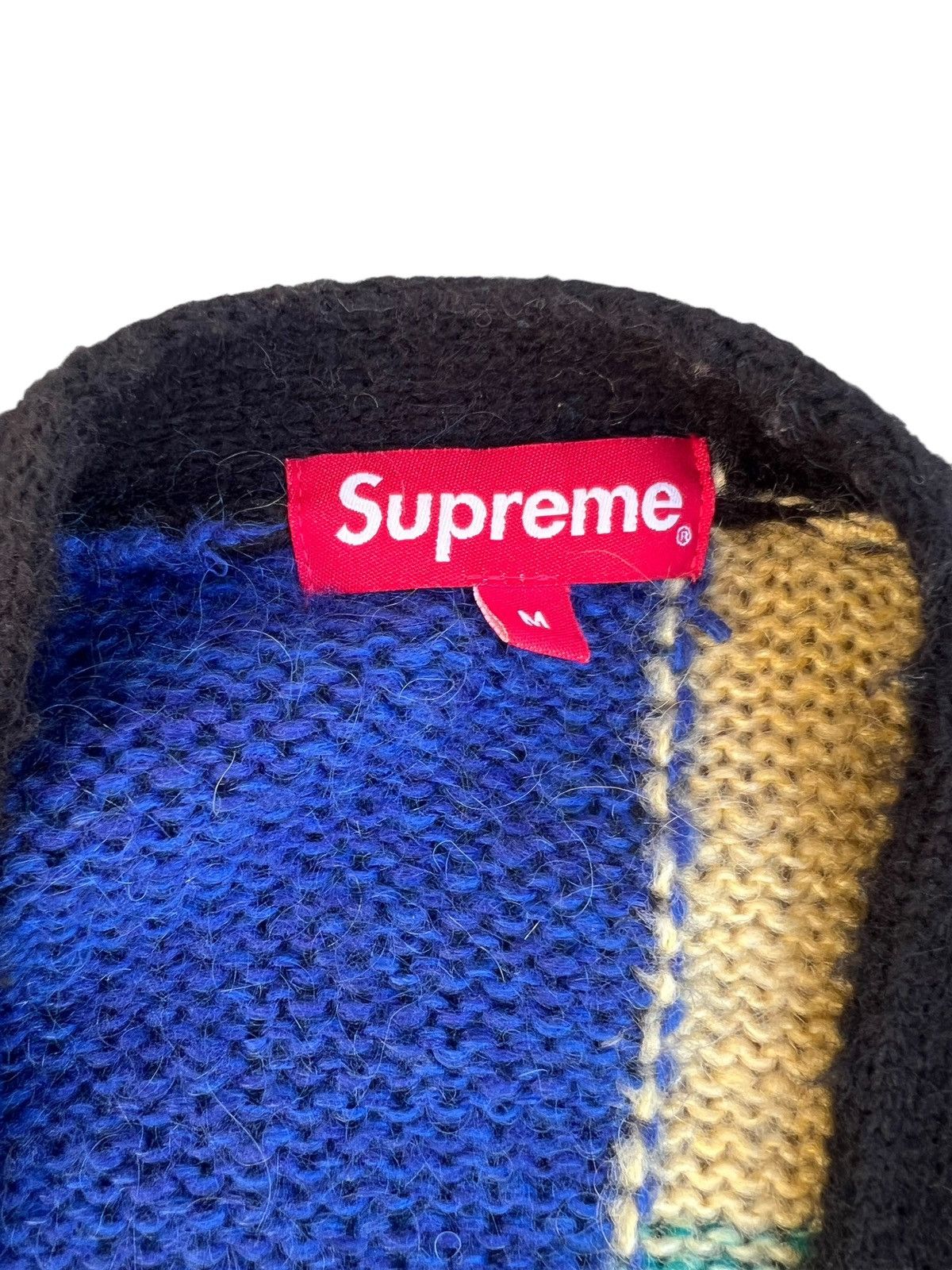Supreme Supreme Patchwork Mohair Cardigan M Size US M / EU 48-50 / 2 - 3 Thumbnail