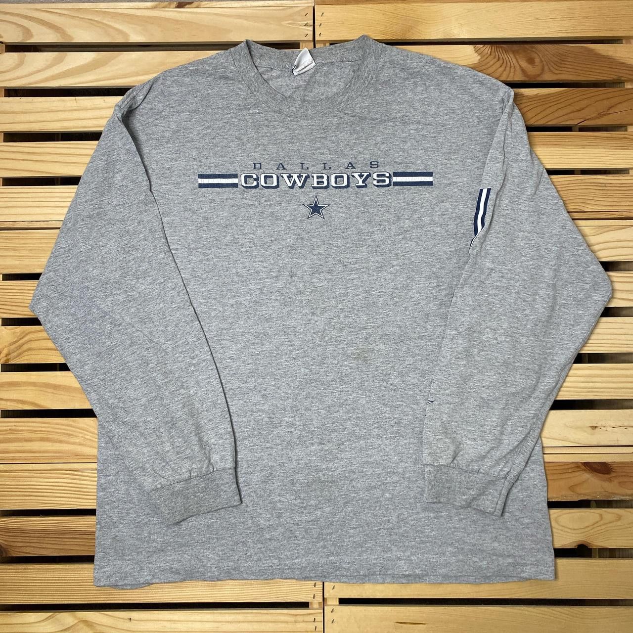 Other Vintage NFL Dallas Cowboys Gray Football Tee Size XL Size US XL / EU 56 / 4 - 1 Thumbnail