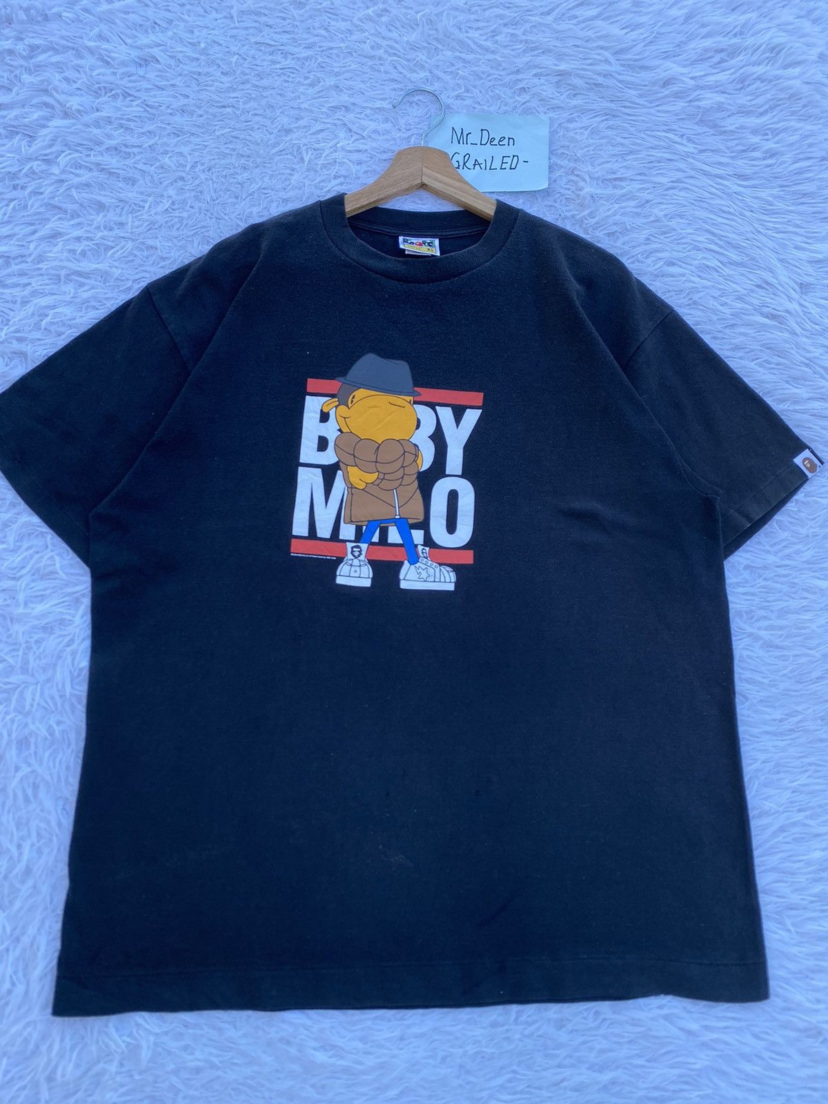 Bape Rare BAPE Baby Milo Printed XL size Tee Size US XL / EU 56 / 4 - 5 Thumbnail