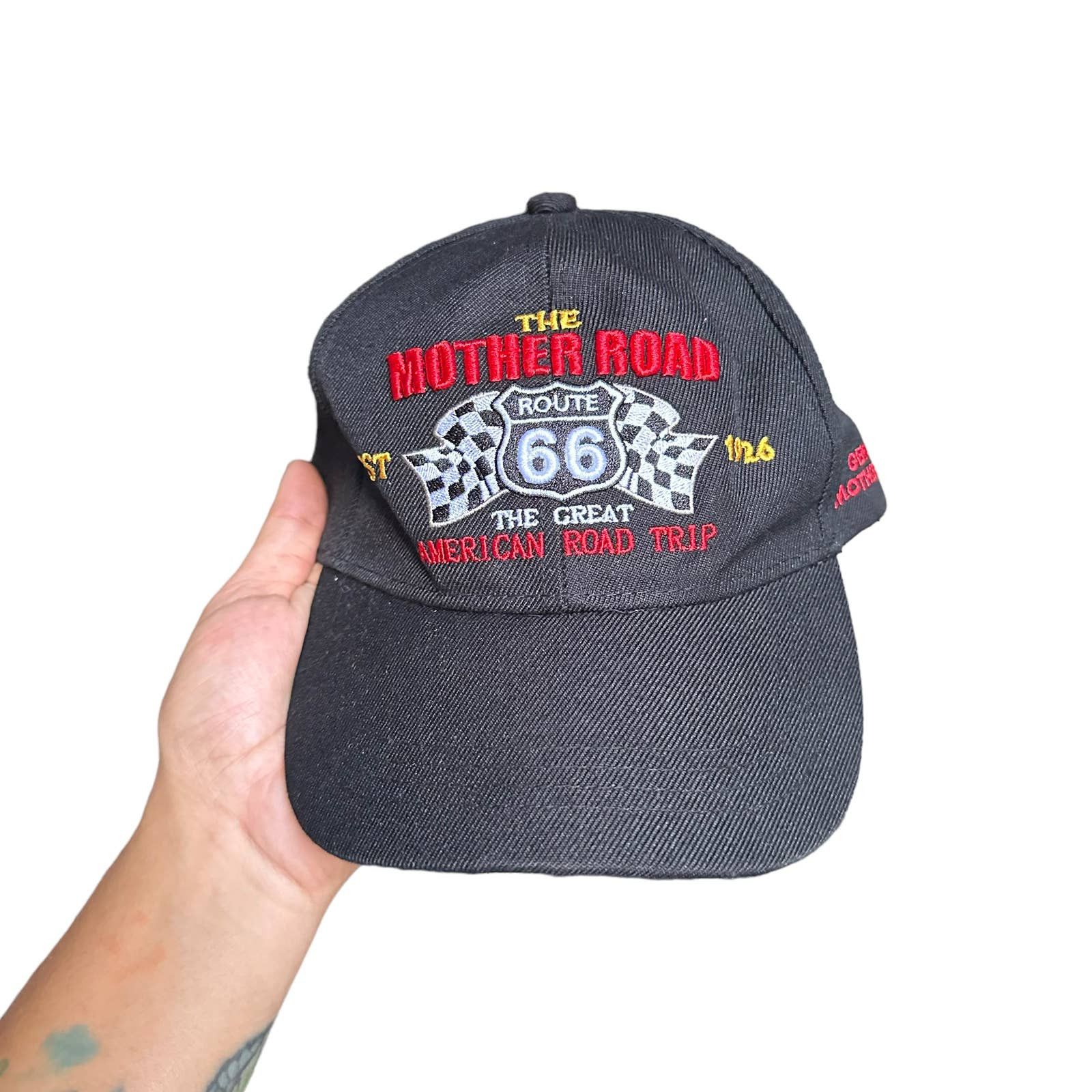 Route 66 Vintage Dad Hat – Adjustable Cotton Baseball Cap, Embroidered & Distressed Style | One Size Fits All - View #12