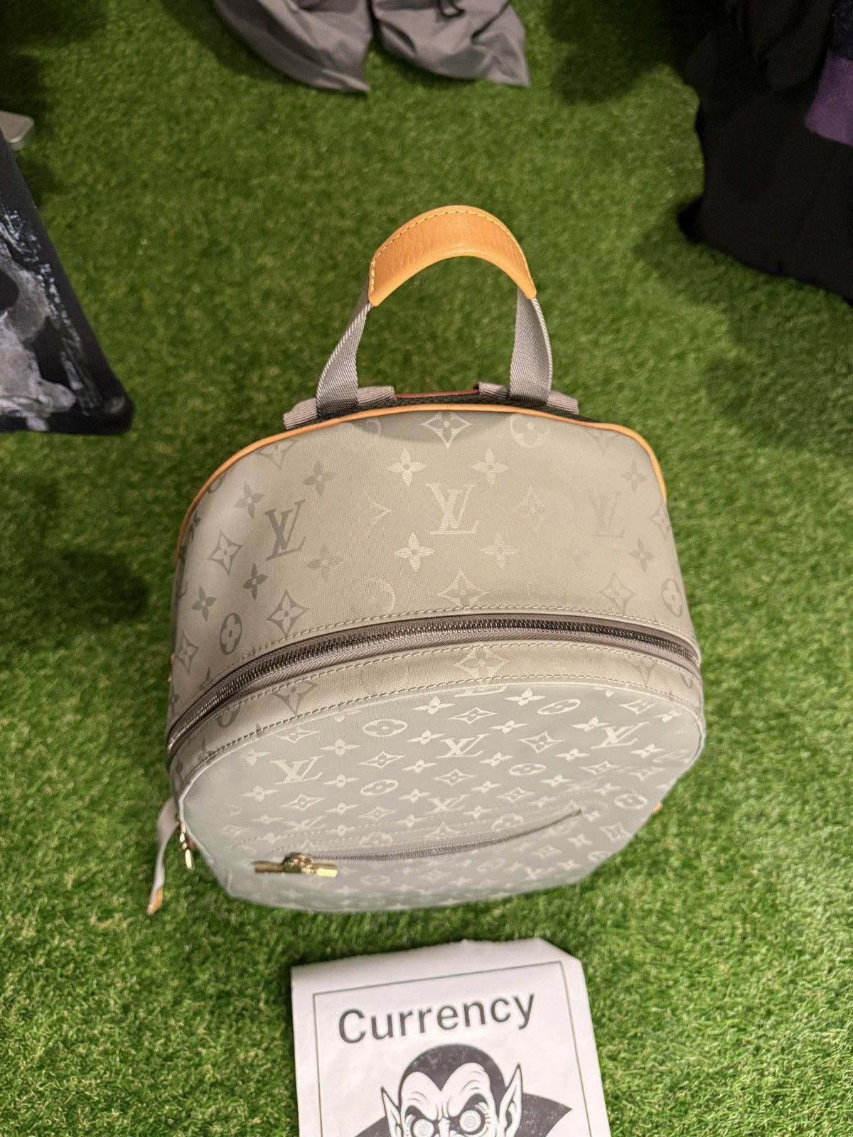 Louis Vuitton GRAIL 🦄📜 LV ~ Kim Jones Era Titanium Monogram Backpack Size ONE SIZE - 4 Thumbnail
