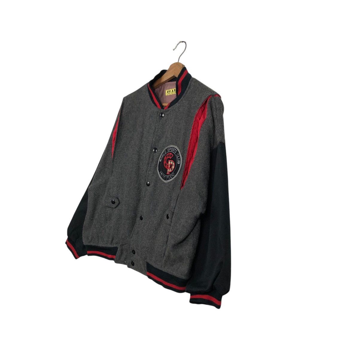 Japanese Brand 📌Vintage Bomber Jacket World Sports Club Big Logo Size US M / EU 48-50 / 2 - 3 Thumbnail