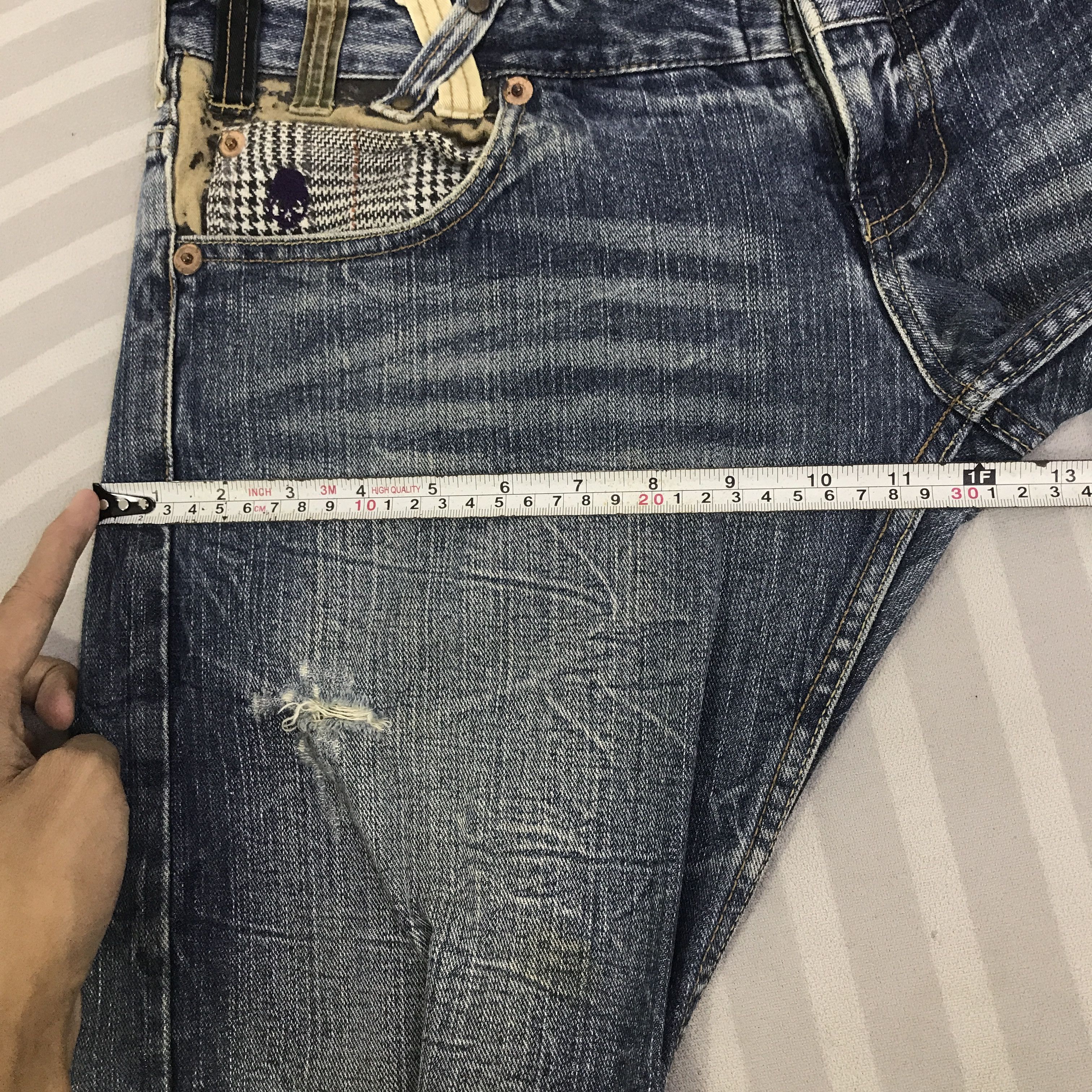Japanese Brand Vintage japan design Jeans denim pants K130B16 Size US 33 - 9 Thumbnail