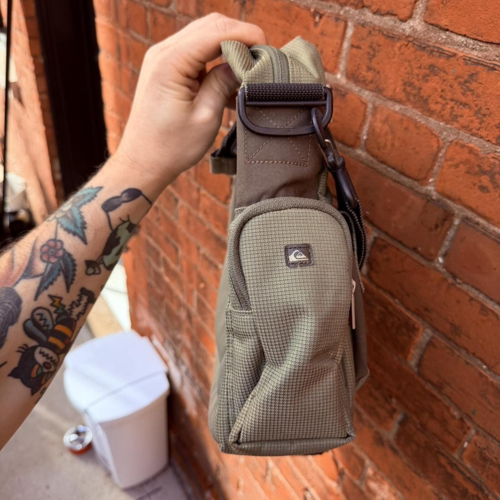 Quiksilver vintage quiksilver laptop bag 00s OS Size ONE SIZE - 5 Thumbnail